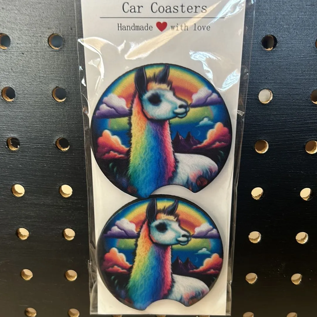 Product image for Llama car coaster