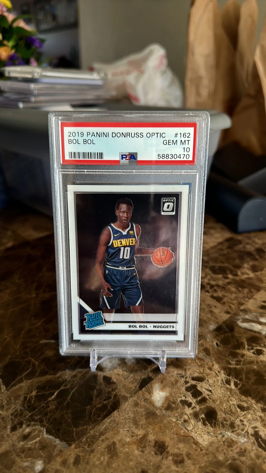 Product image for 2019 Panini Donruss Optic Bol Bol 162  PSA GEM MT 10