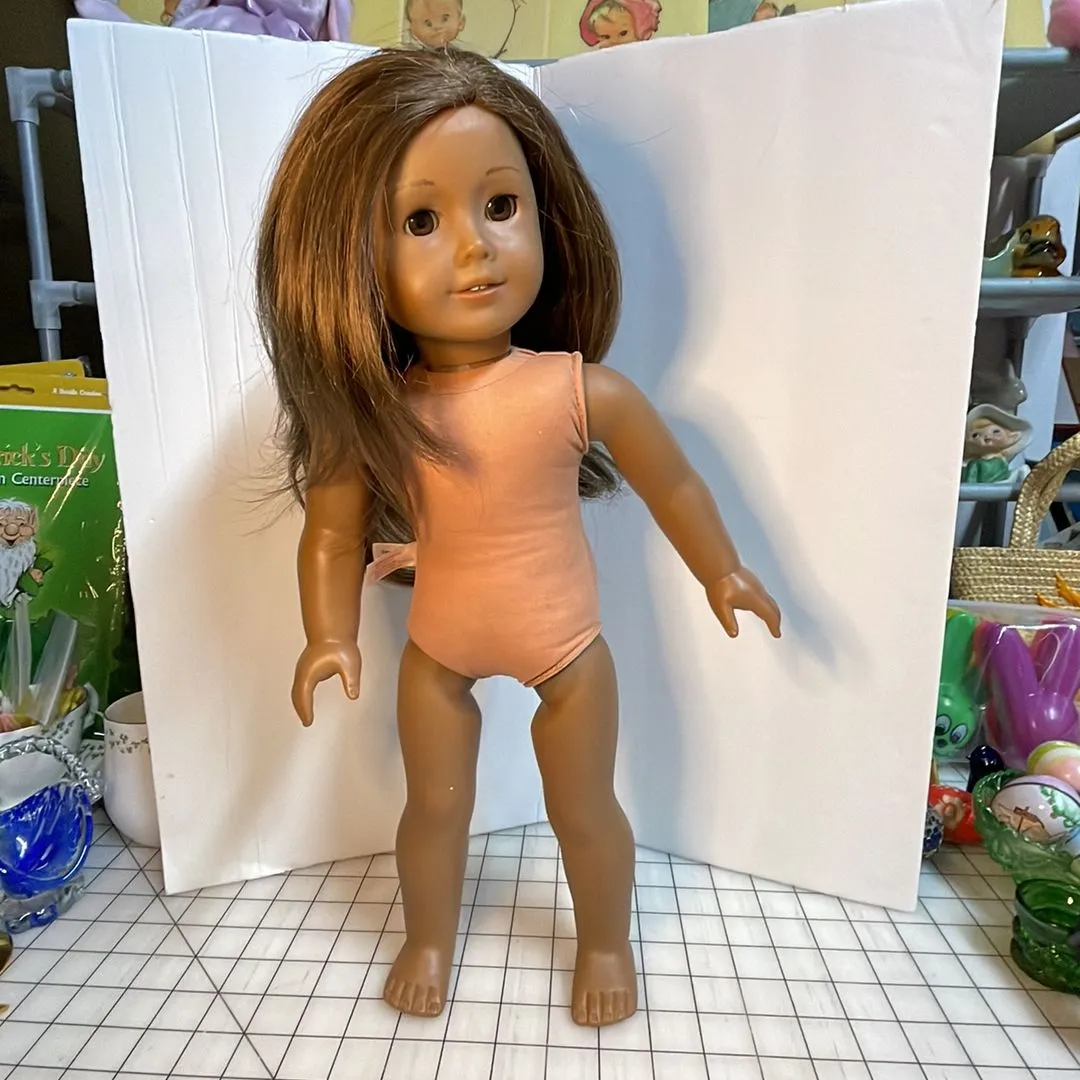 Product image for Inv. 5292 American Girl with Straight Brown Hair 