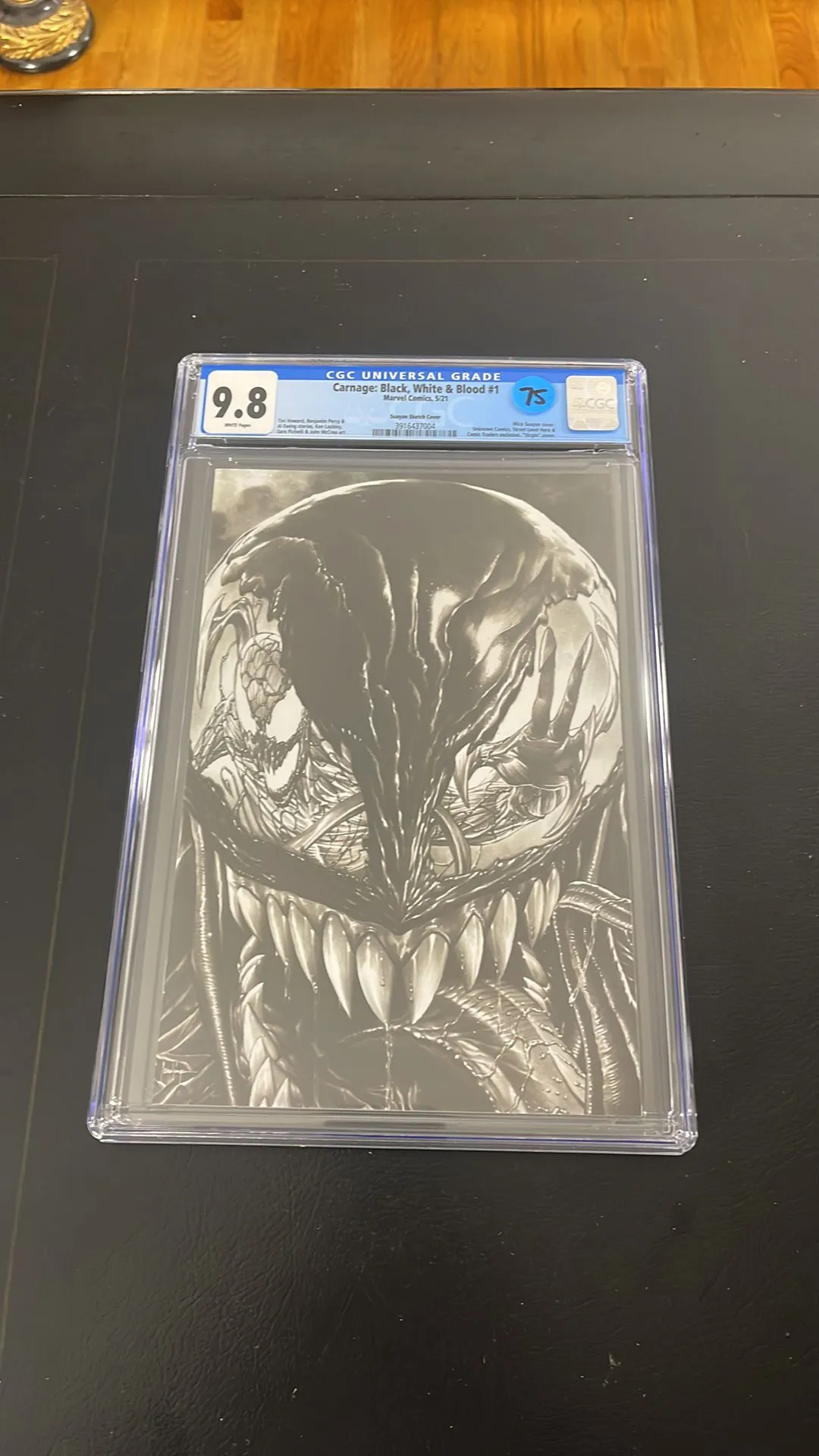 Product image for Carnage: Black, White & Blood 1 Suayan Sketch Cover CGC 9.8 2021