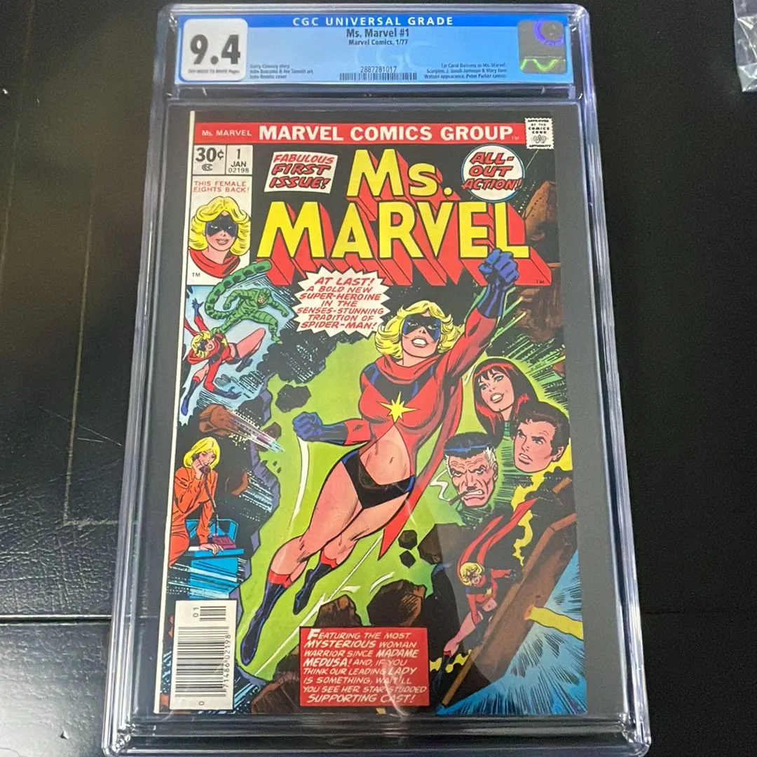 Product image for Ms. Marvel 1  CGC 9.4 1977