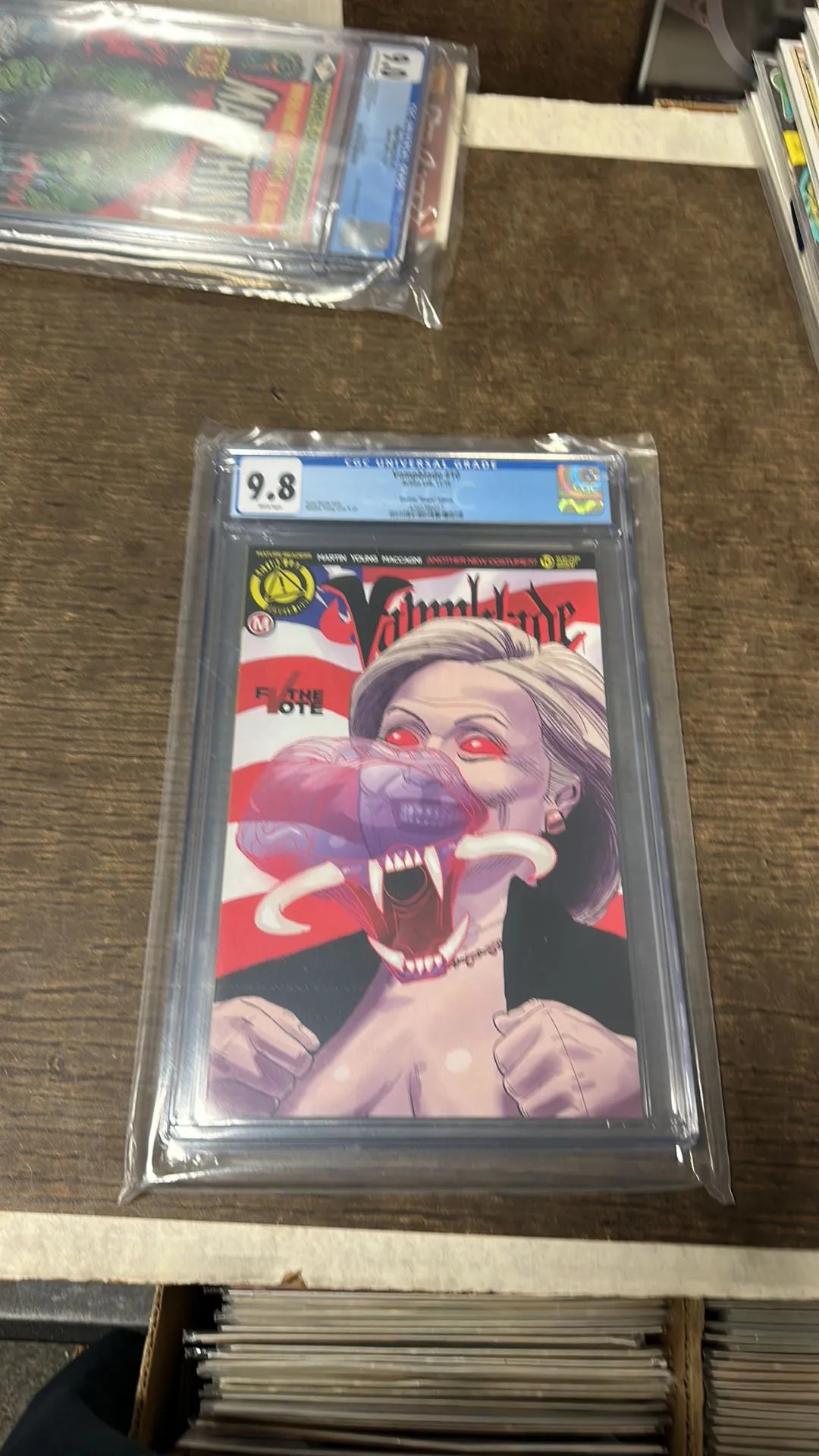 Product image for Vampblade 10 Election ""Risque"" Edition CGC 9.8 2016