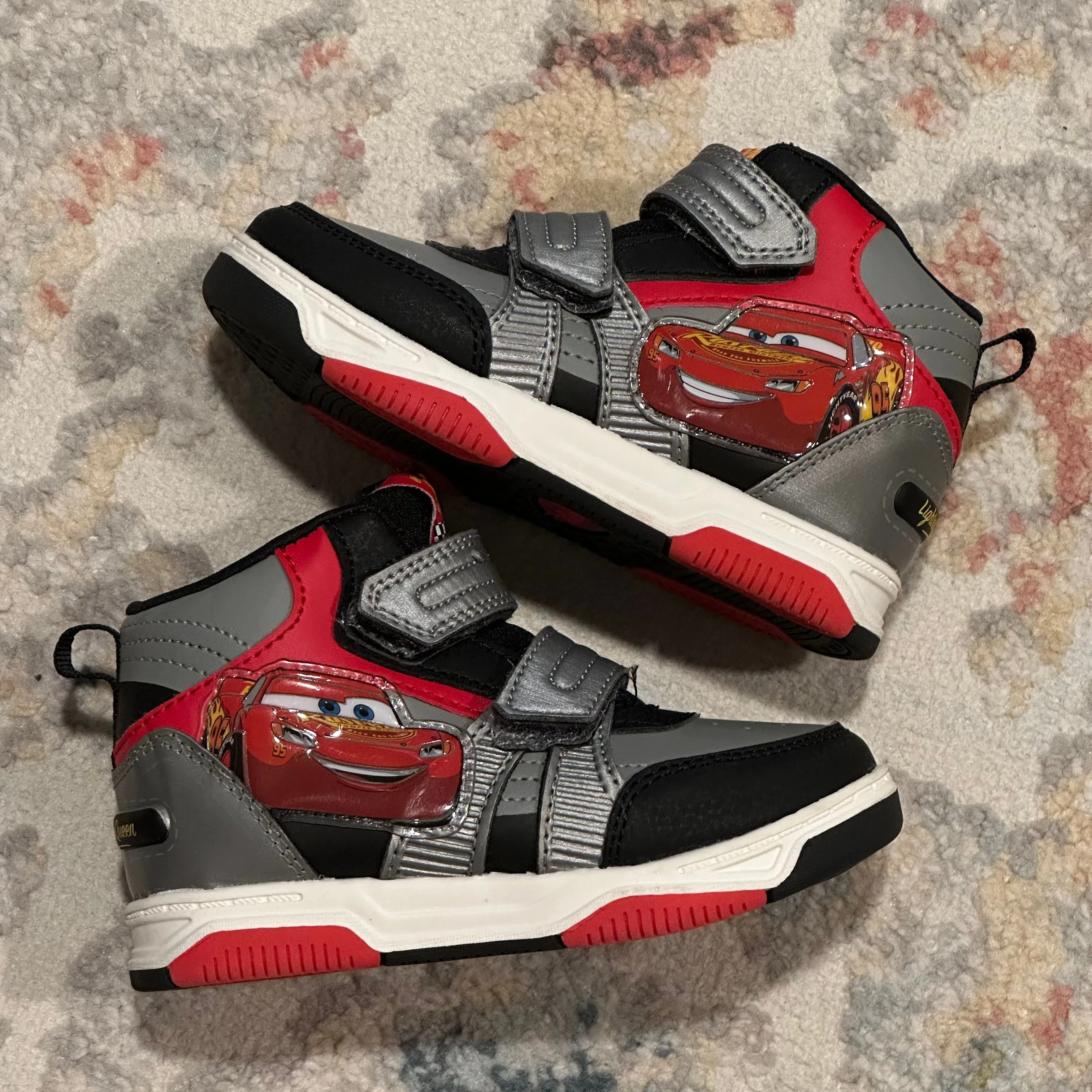 Product image for Cars x Harper Canyon Lightning McQueen High-Top Shoes Size 8