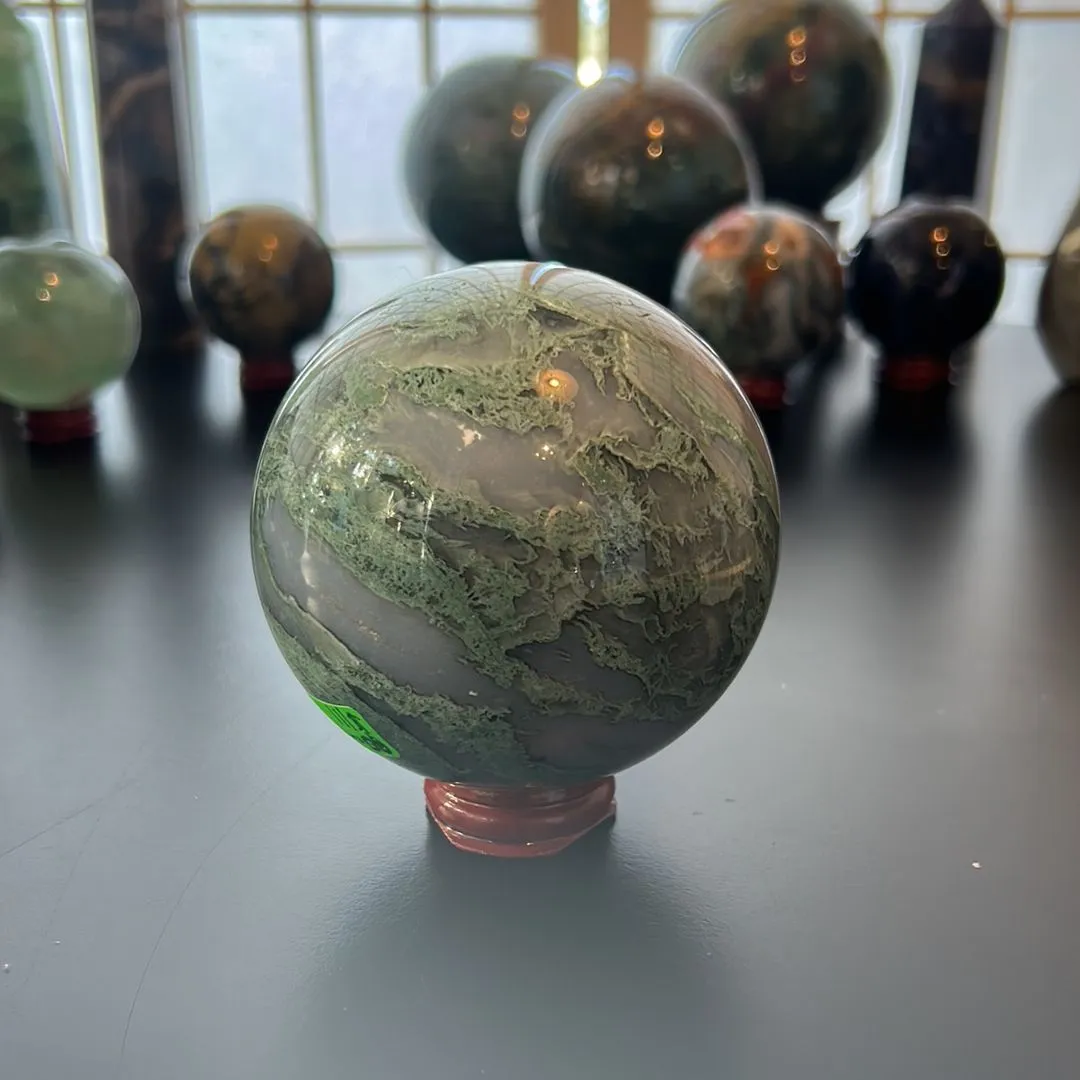 Product image for Moss Agate Sphere