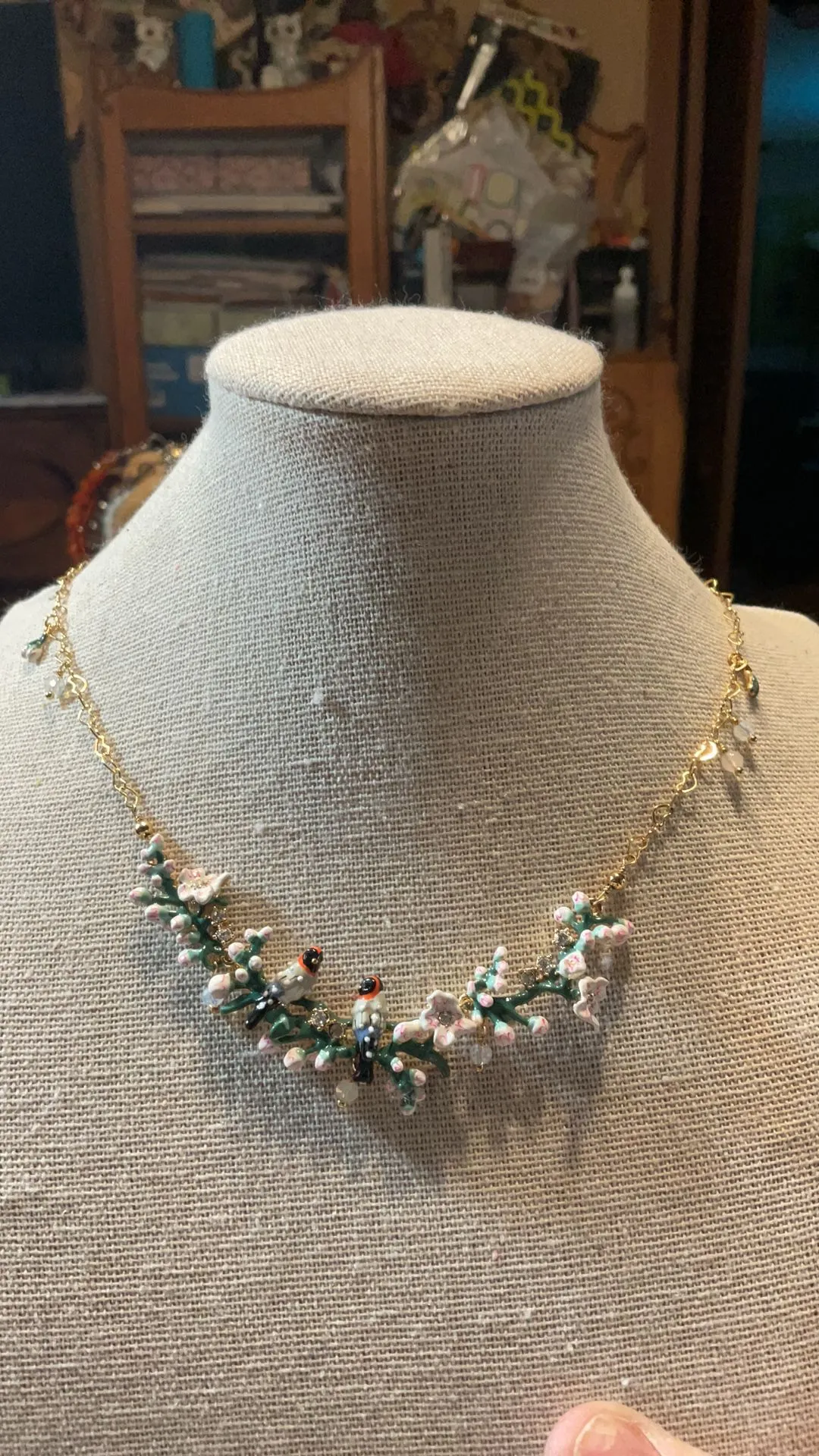 Product image for Les Nereides designer enamel necklace