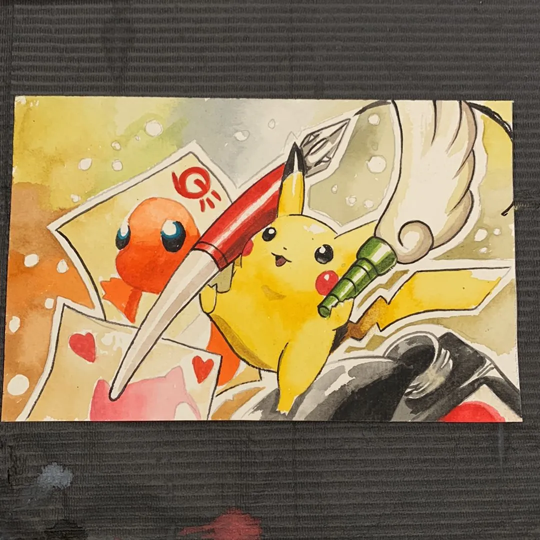 Product image for Pikachu illustrator watercolor