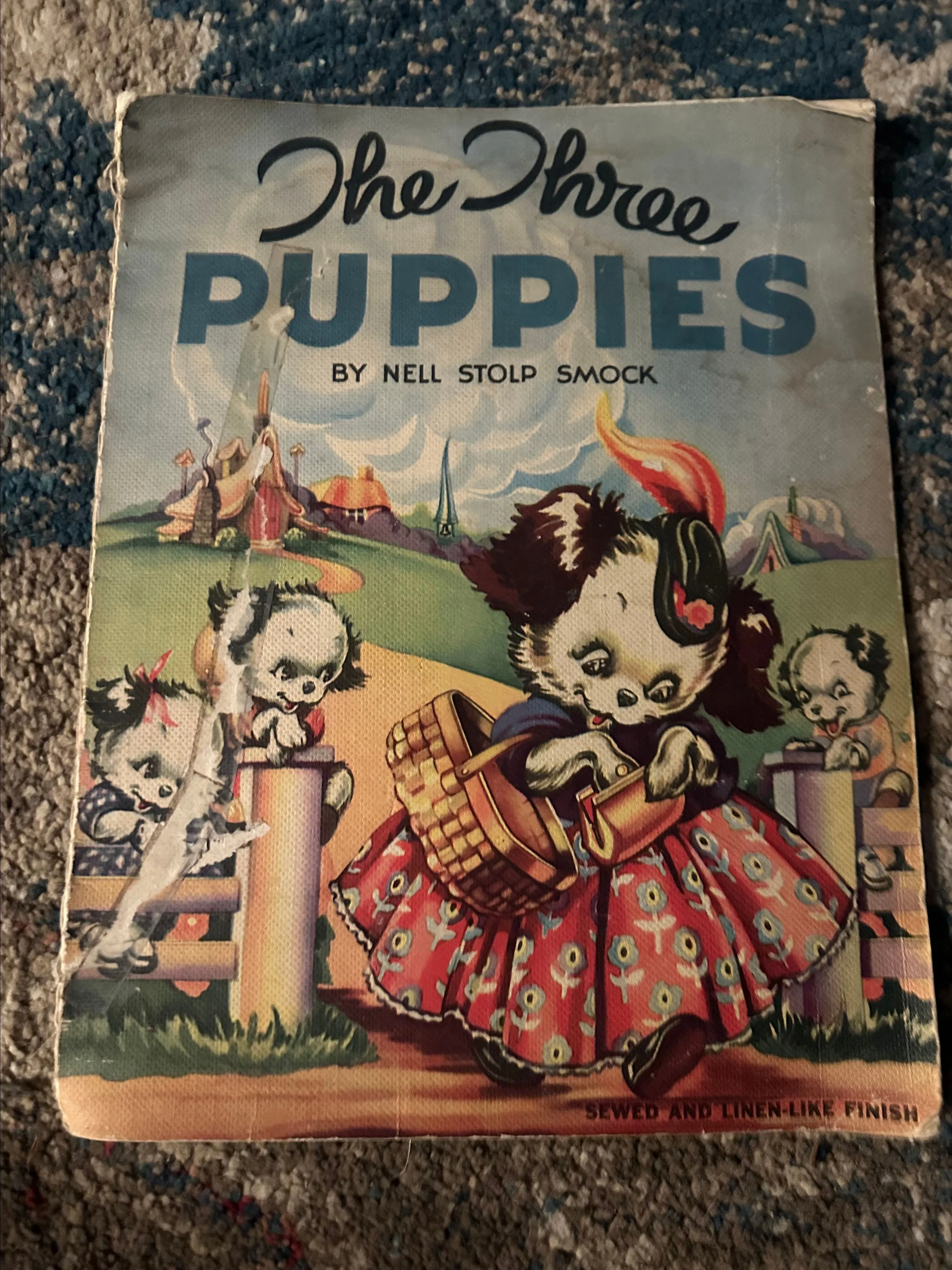 Product image for 1938 Three Little Puppies Children's Book