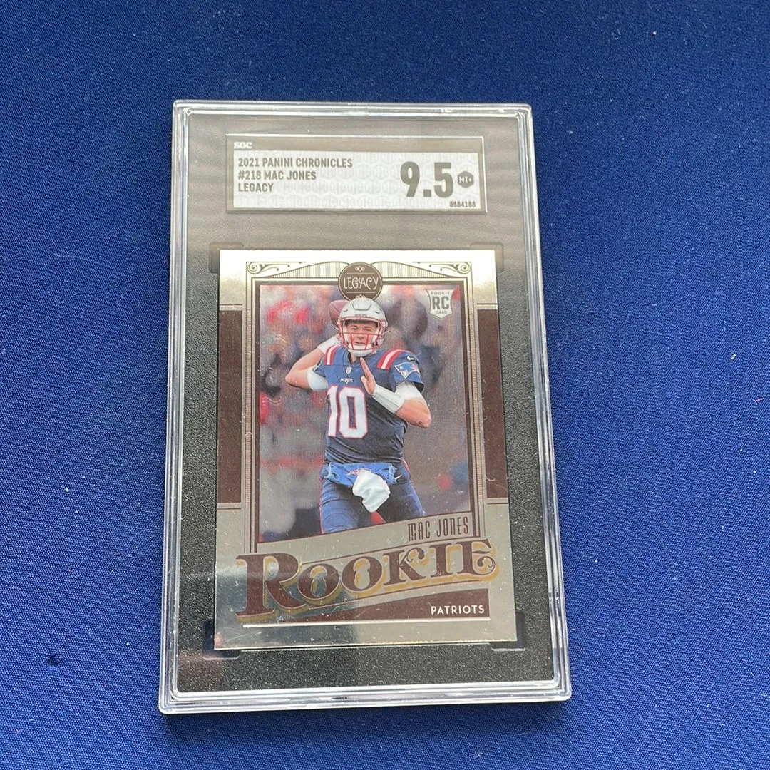 Product image for 2021 Mac Jones #218 Legacy Rookie SGC 9.5