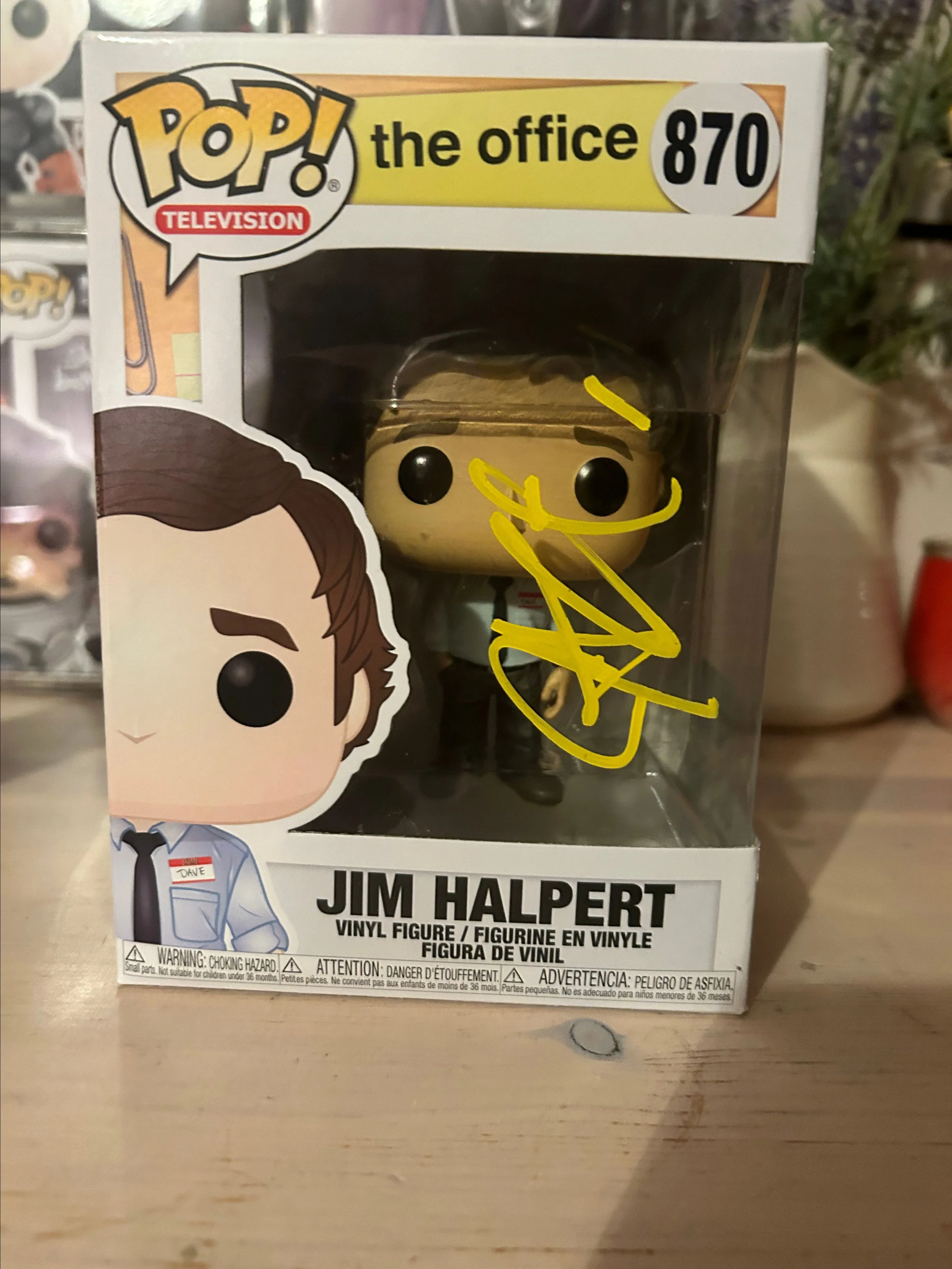 Product image for John Krasinski Signed Jim Halpert The office SWAU