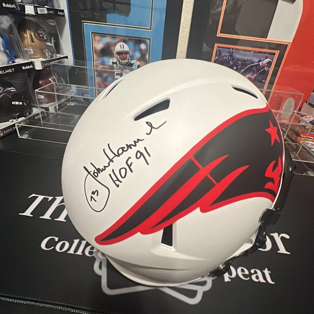 Product image for John Hannah 1991 HOF full size helmet