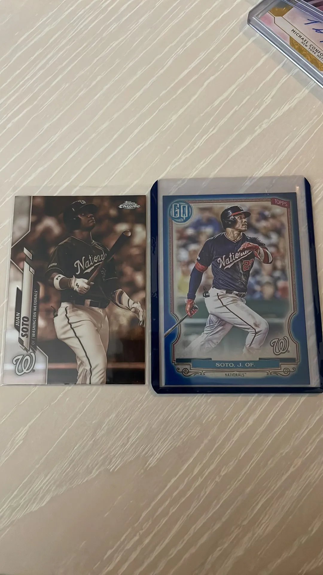 Product image for Juan Soto Numbered Card Lot