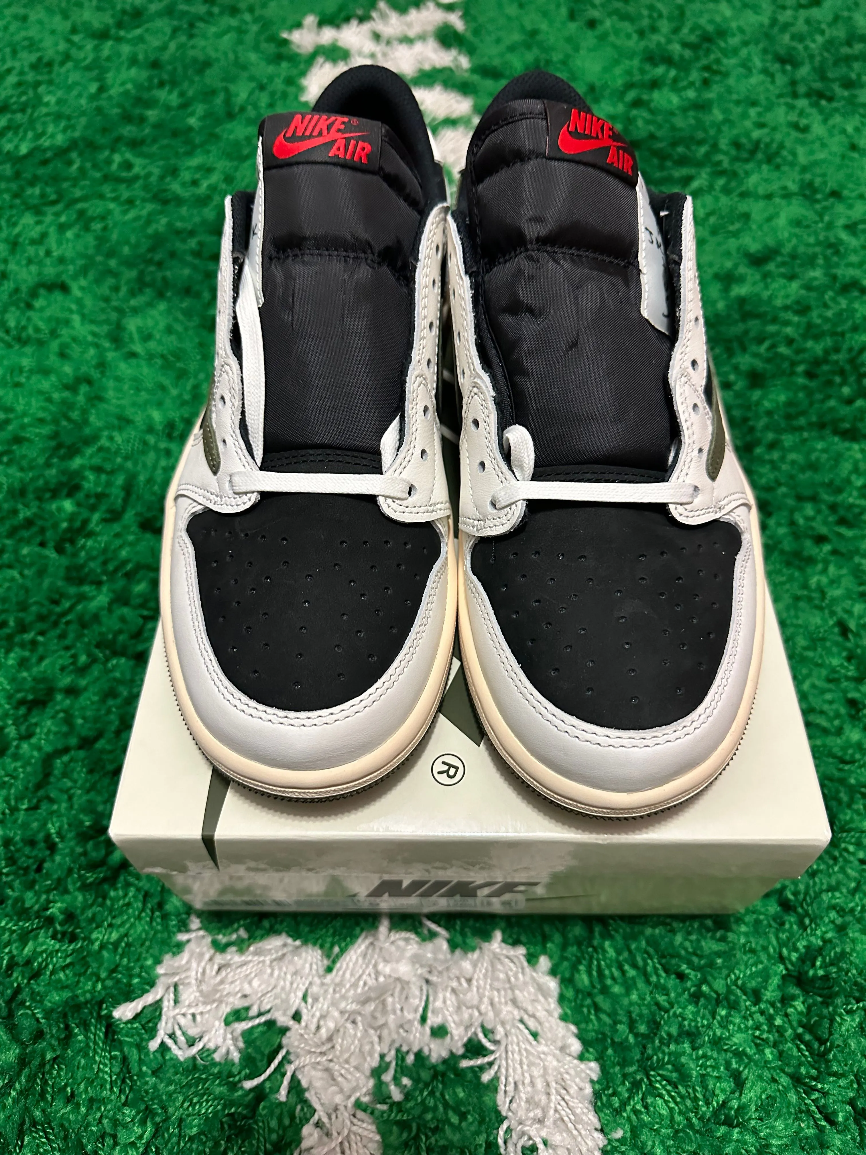 Product image for Women’s Jordan 1 Retro Low OG SP Travis Scott Olive Size 9W