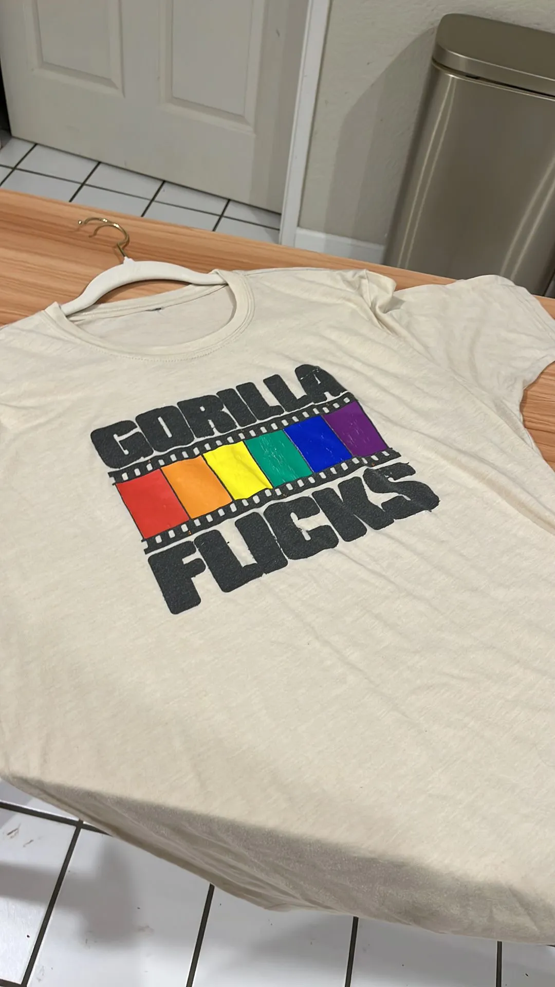 Product image for I HAVE NO IDEA- Gorilla Flicks Tee