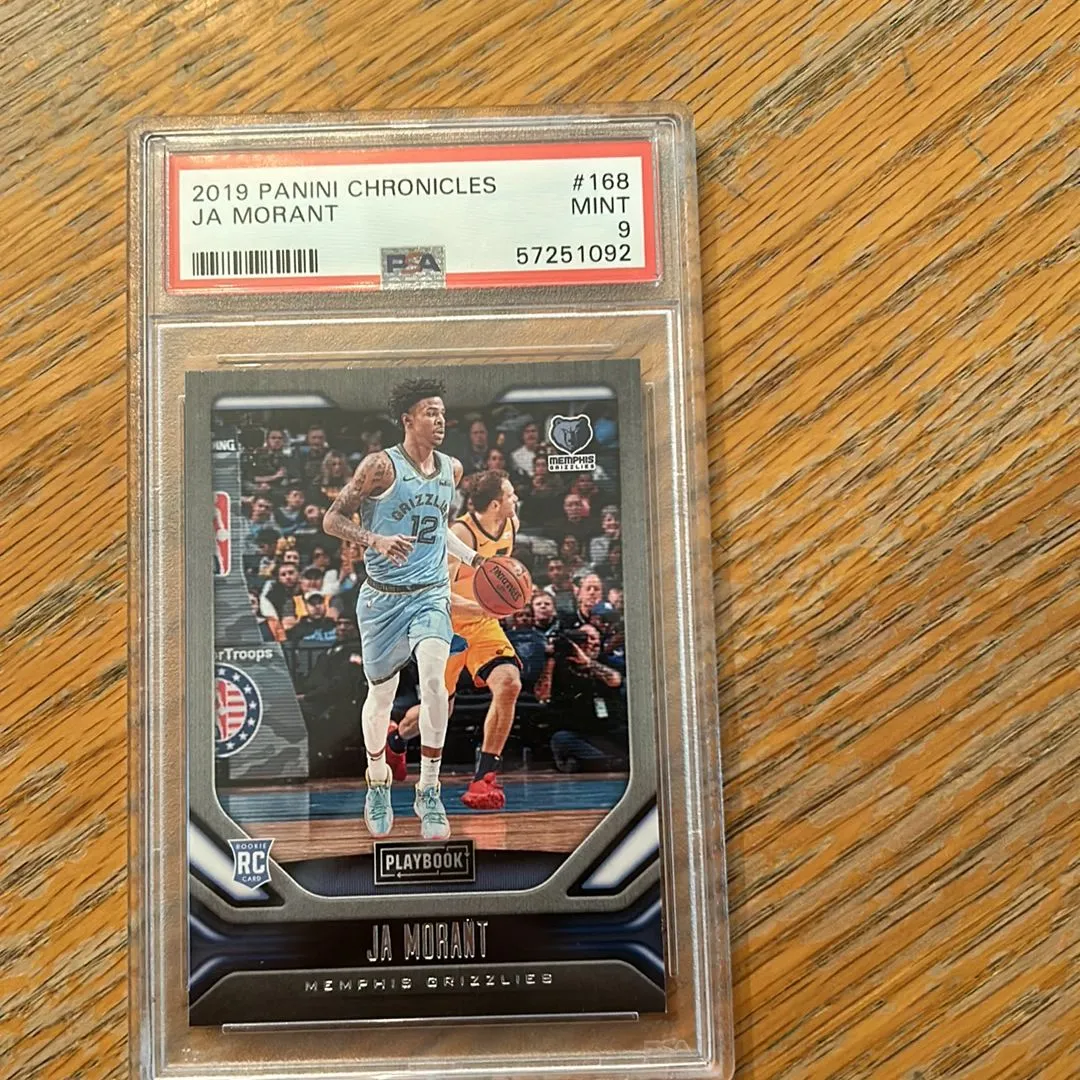 Product image for Ja Morant Playbook Rookie PSA 9