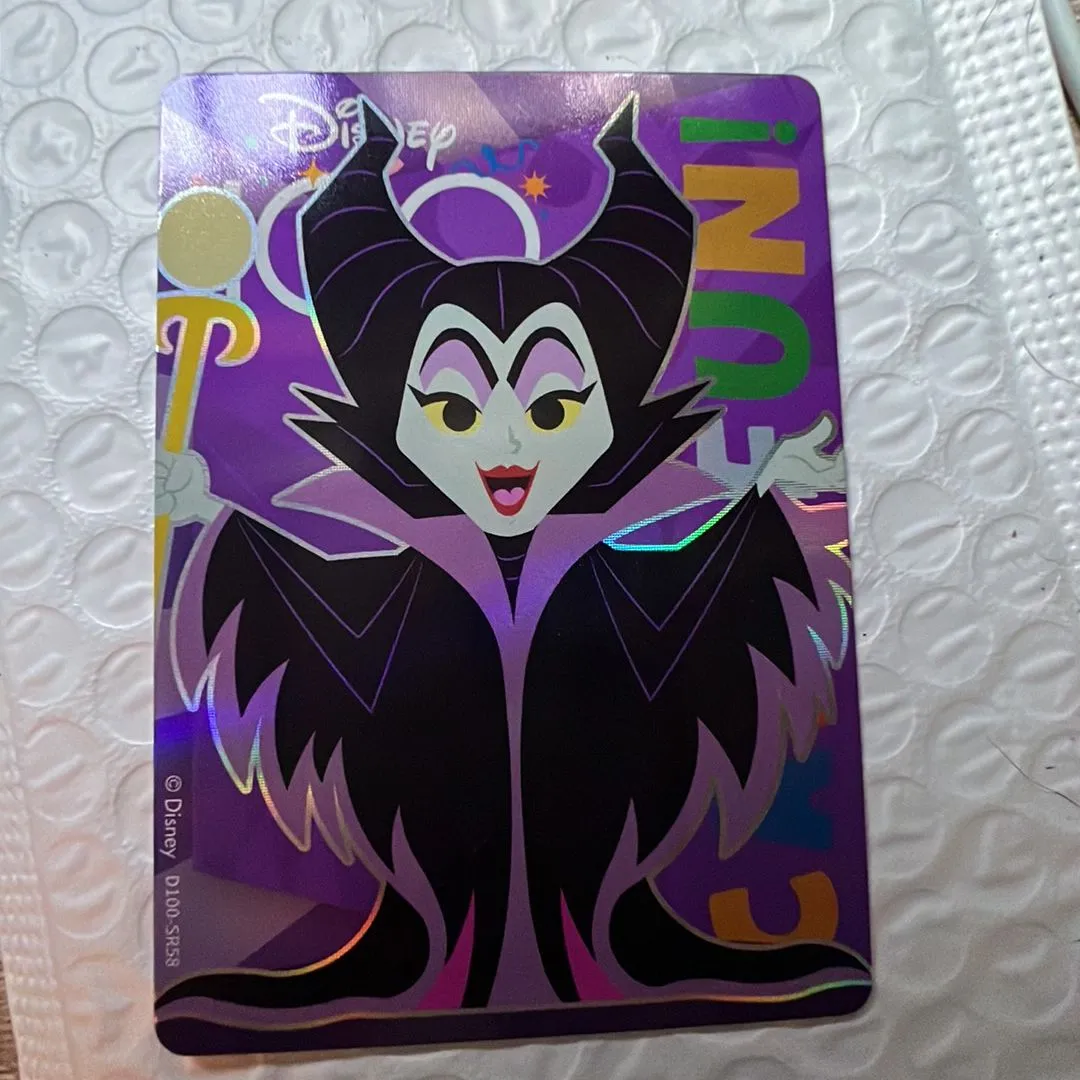 Product image for Malifecent Disney 100 Cardfun Rainbow card