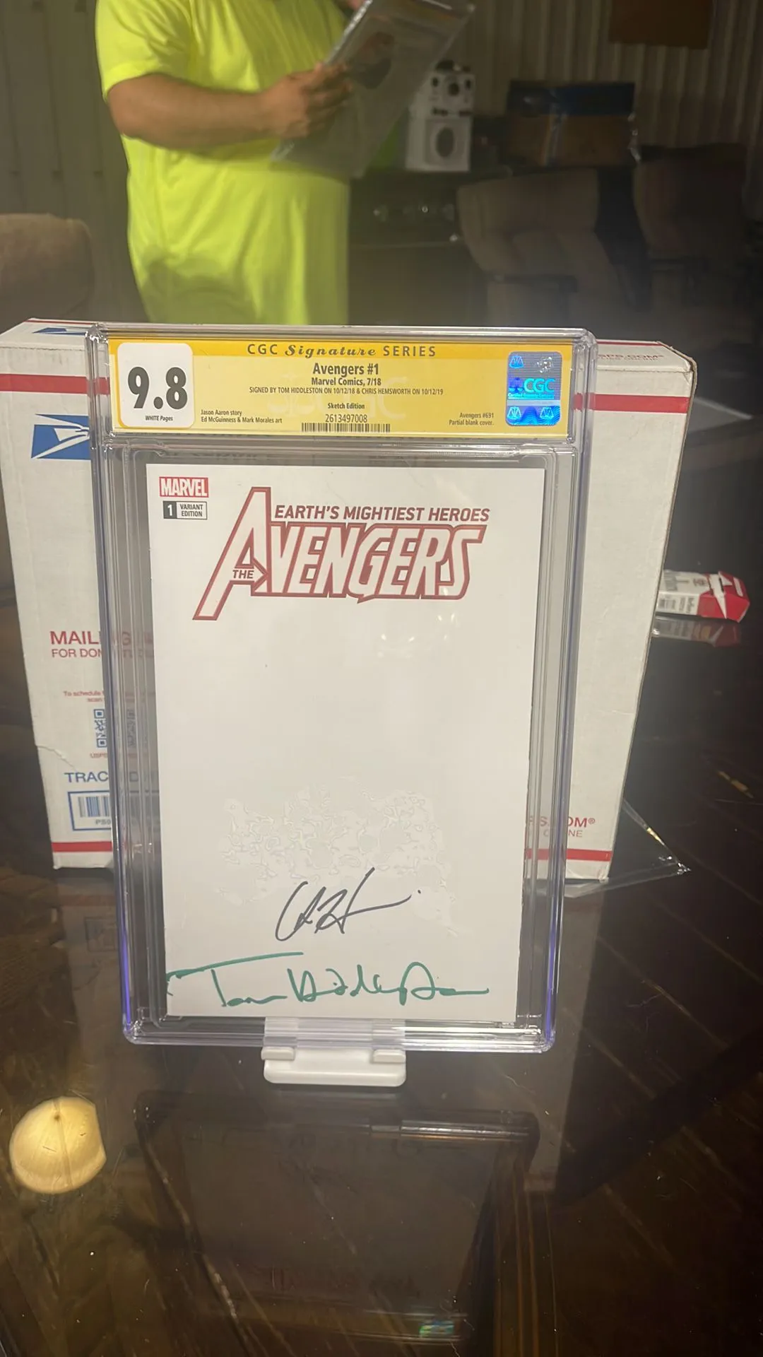 Product image for Avengers 1 Sketch Edition CGC 9.8 2018