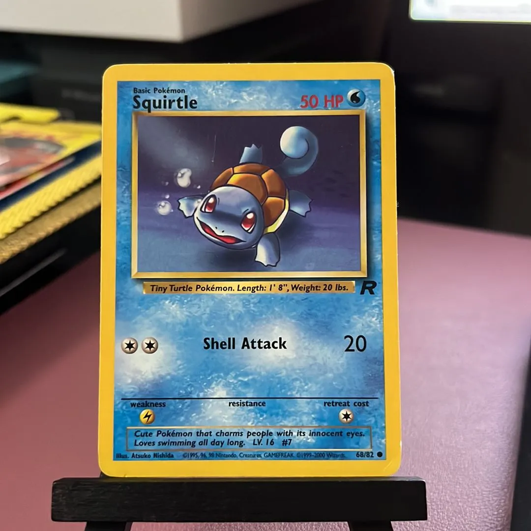 wild card first edition basketball Squirtle 170/165 (Graded) main image 0