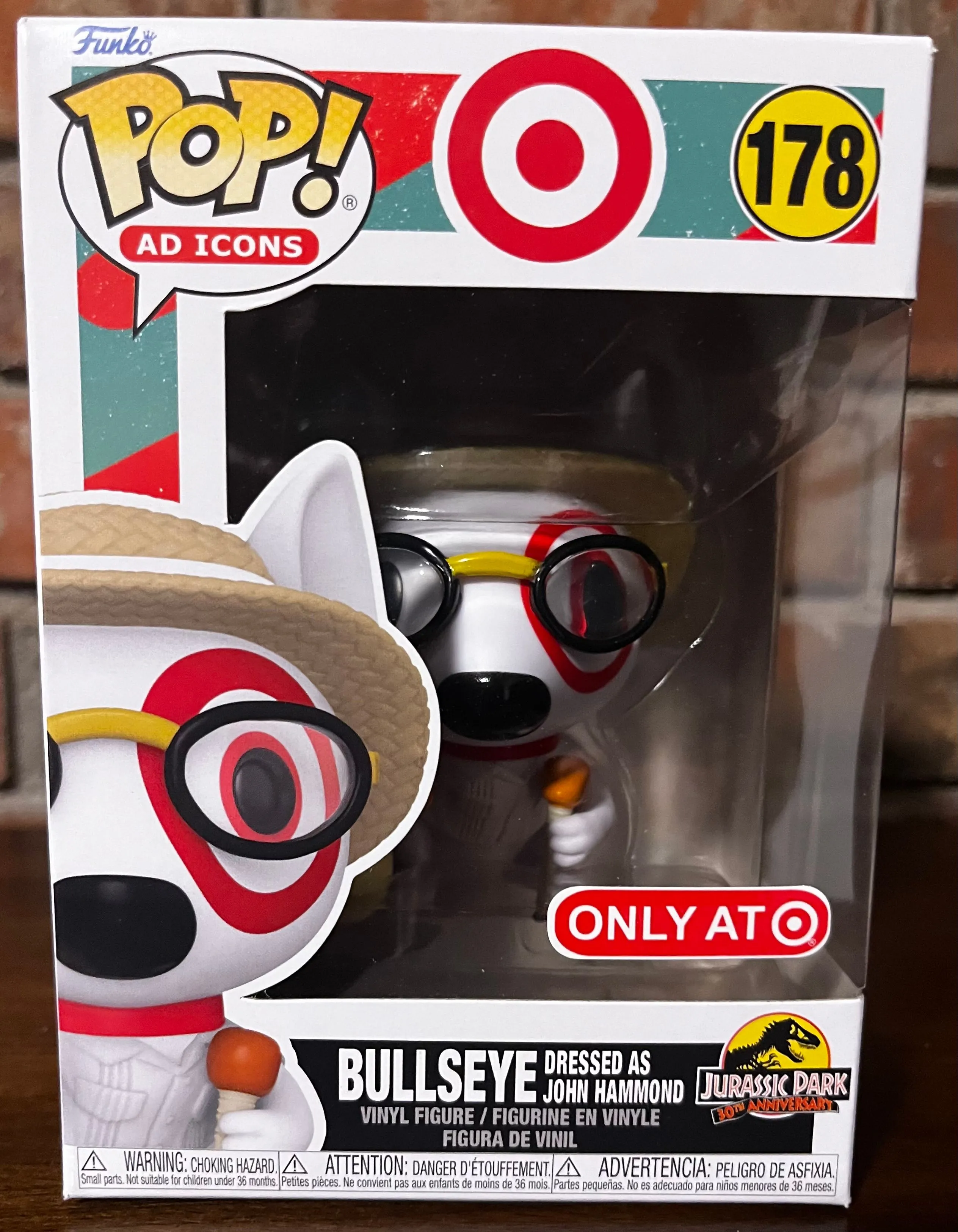 Product image for Bullseye Dressed as John Hammond #178 Target Exclusive Funko