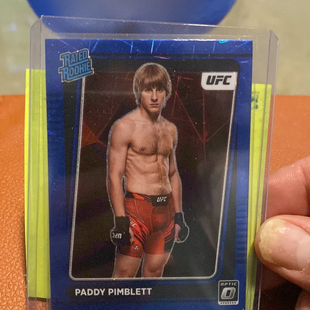 Product image for 2022 Donruss Optic BLUE VELOCITY PADDY PIMBLETT