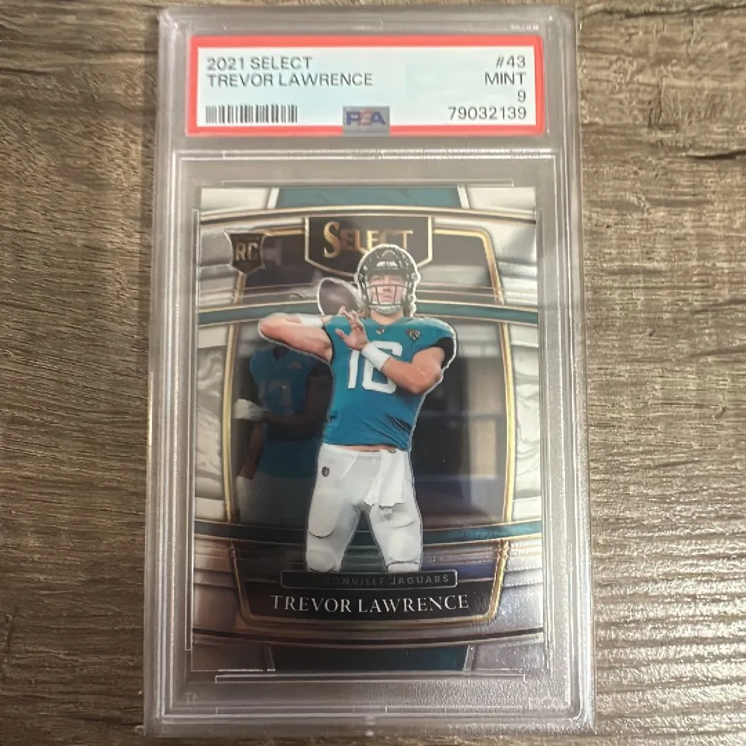 Product image for 2021 Panini Select Trevor Lawrence 43  PSA MINT 9