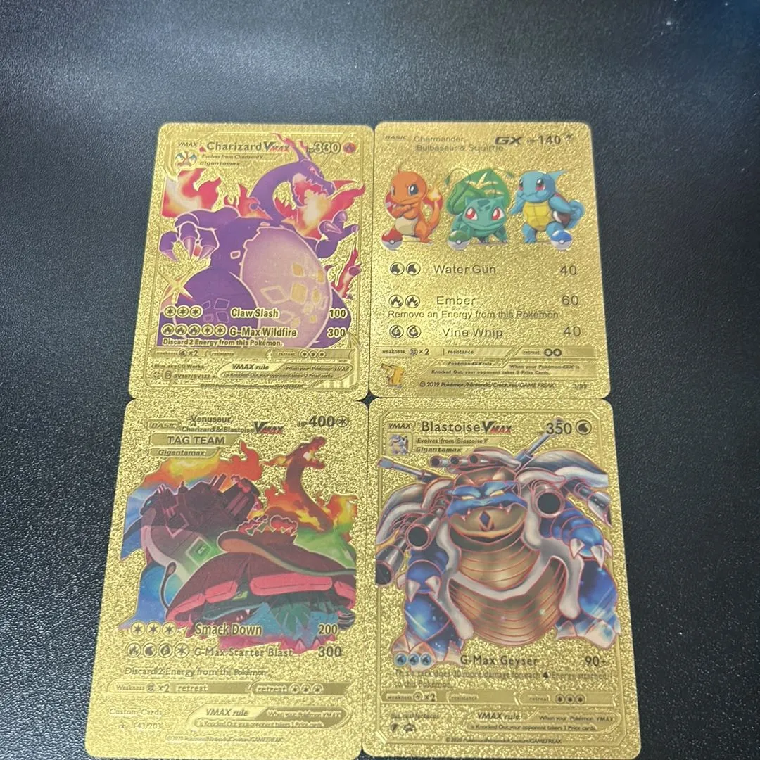 Product image for Kanto Starters Gold Foil Bundle
