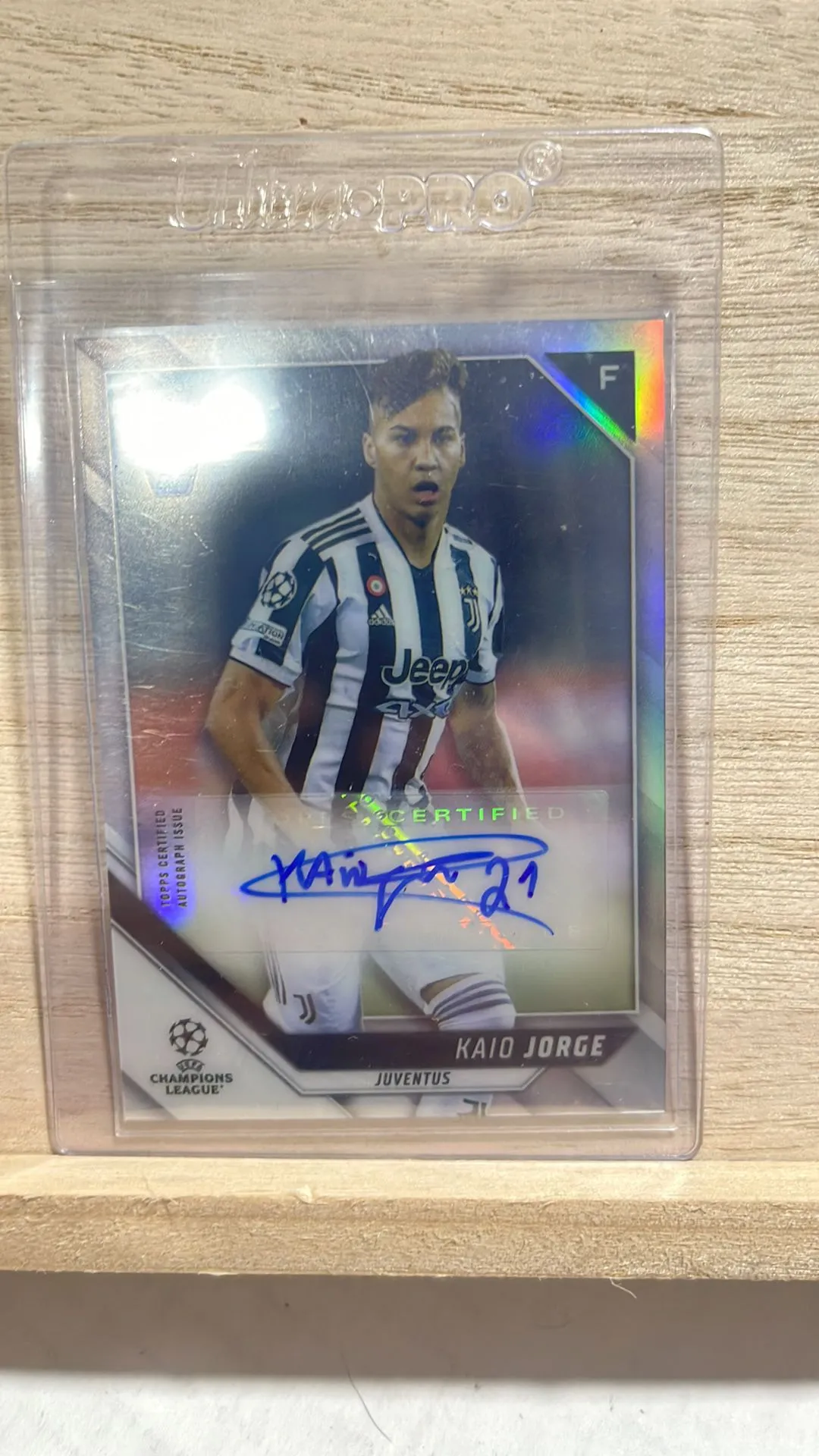 Product image for 2021-22 Topps Chrome UEFA Chrome Auto Kaio Jorge