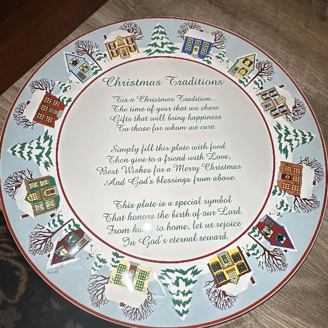 Product image for Ganz Christmas Traditions Platter