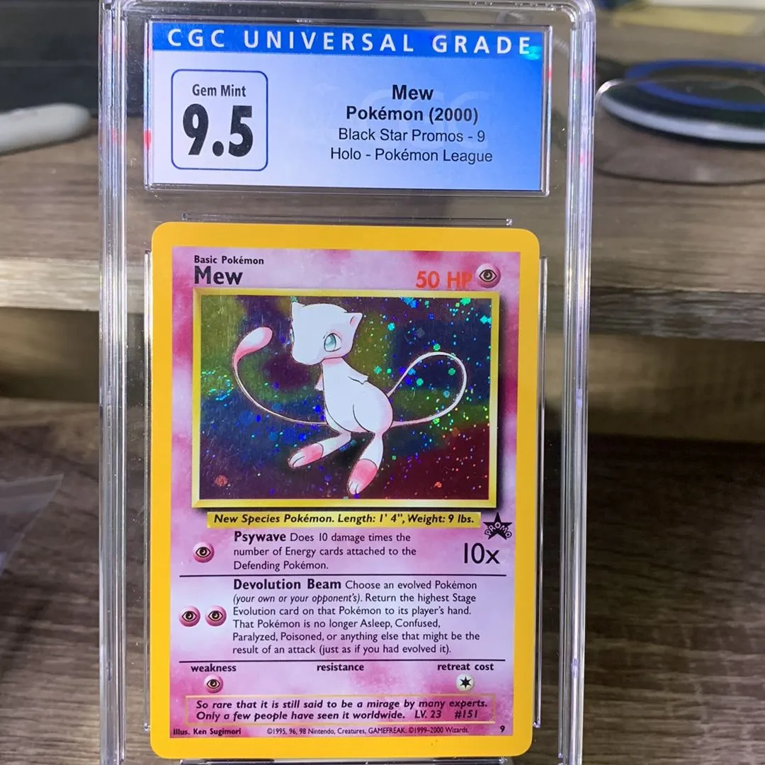 Product image for 2000 Black Star Promos - WotC Mew Holo CGC Gem Mint 10