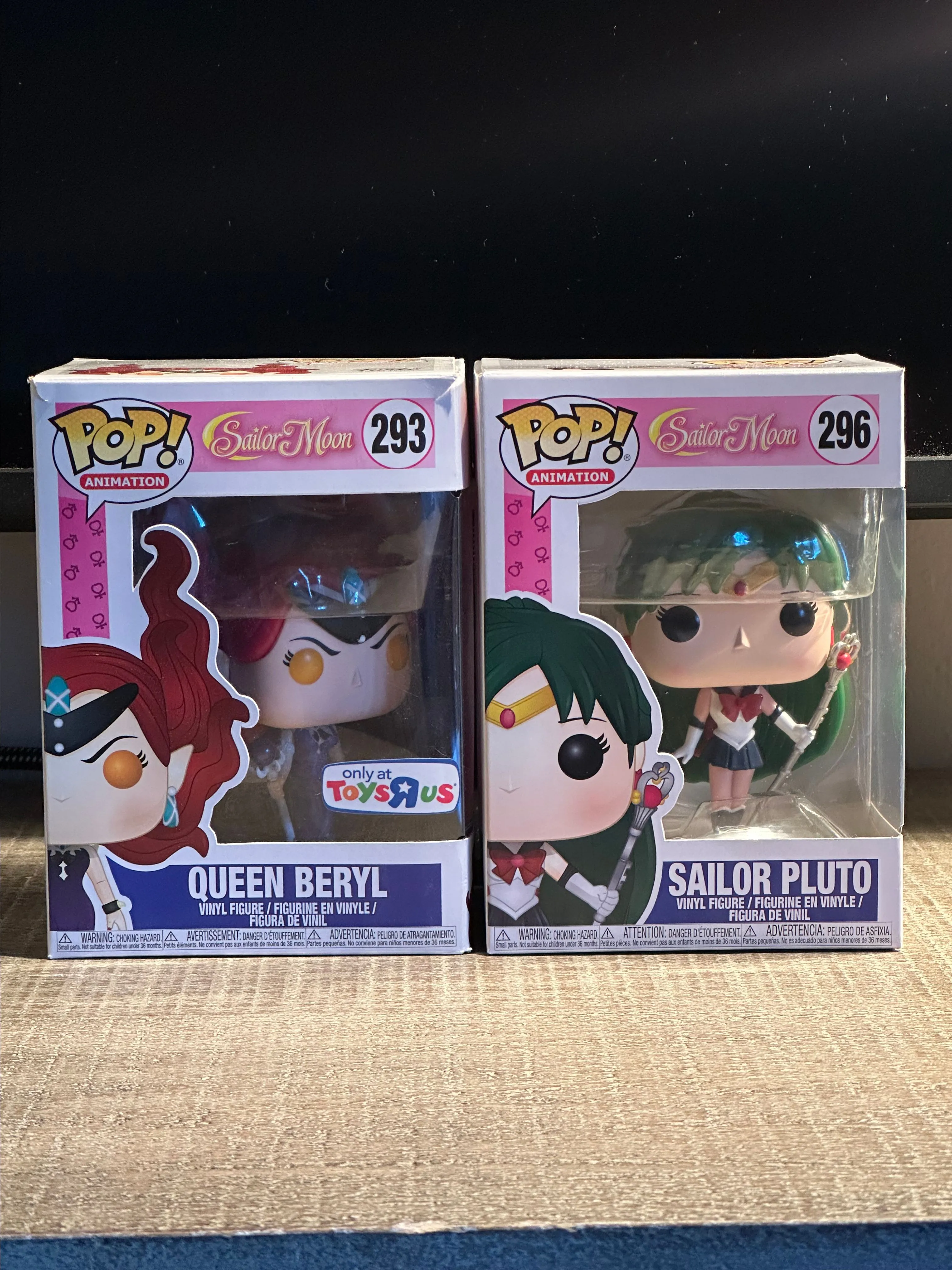Product image for Sailor Moon - Queen Beryl 293 & Sailor Pluto 296 w/ Pop Protectors