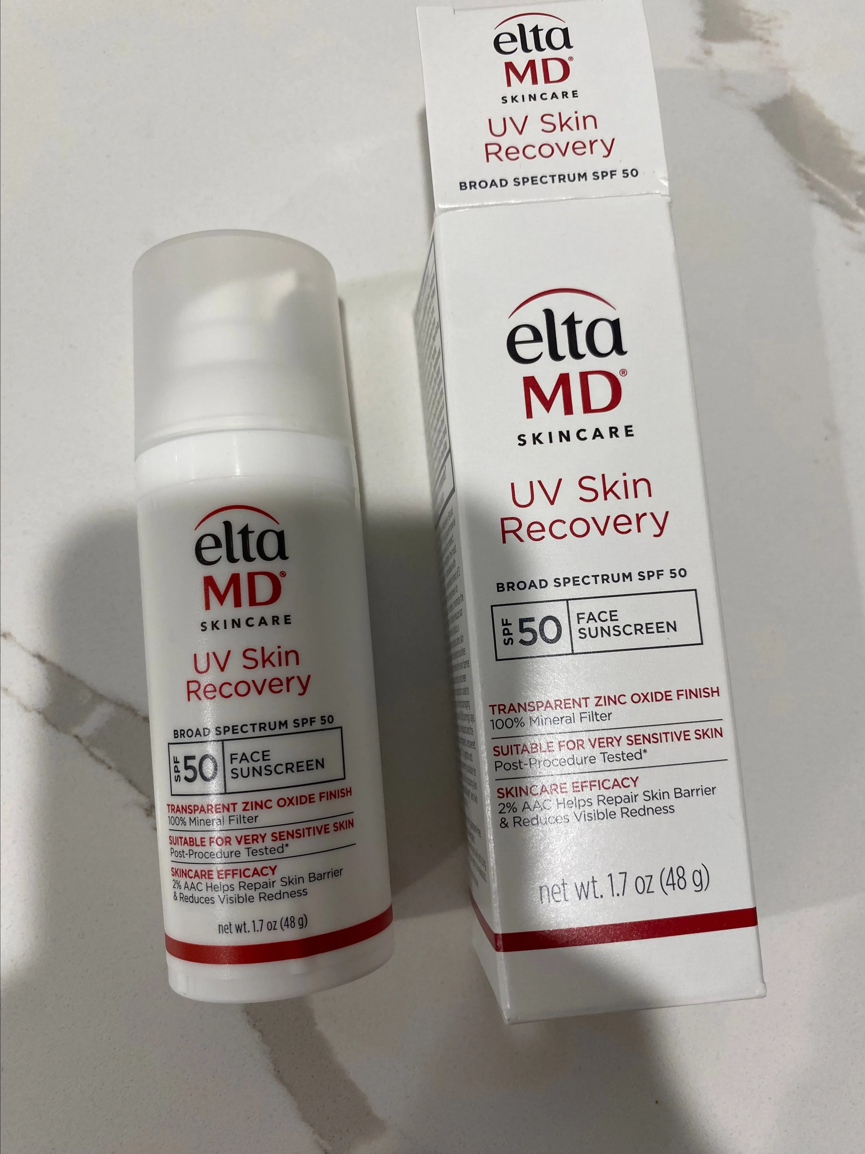 Product image for EltaMD UV skin recovery Facial Sunscreen SPF 50 EXP 11/26 new in box