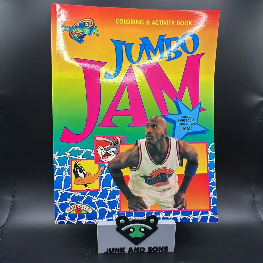 Product image for 1996 Space Jam Coloring Book Michael Jordan