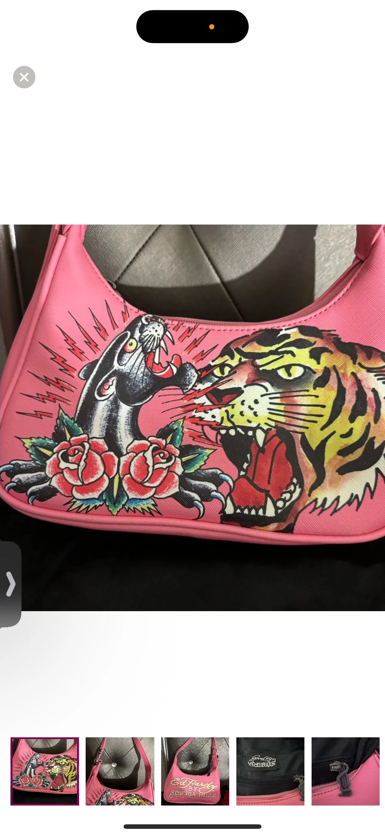 Product image for 47 # Pink Ed Hardy Siberia Hills Shoulder Bag - pro-owned with dust bag