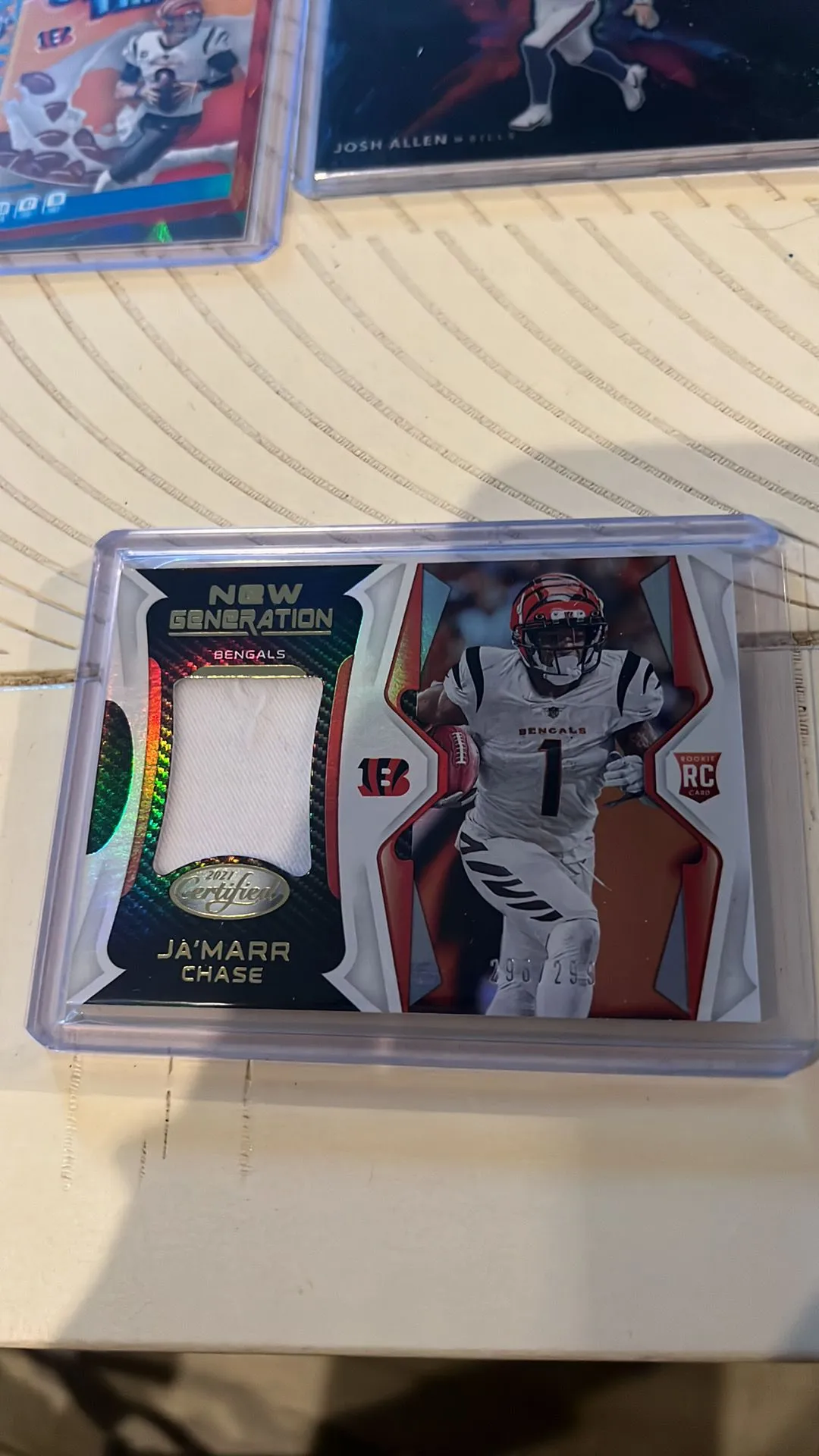 Product image for Certified Ja’maar Chase rookie patch