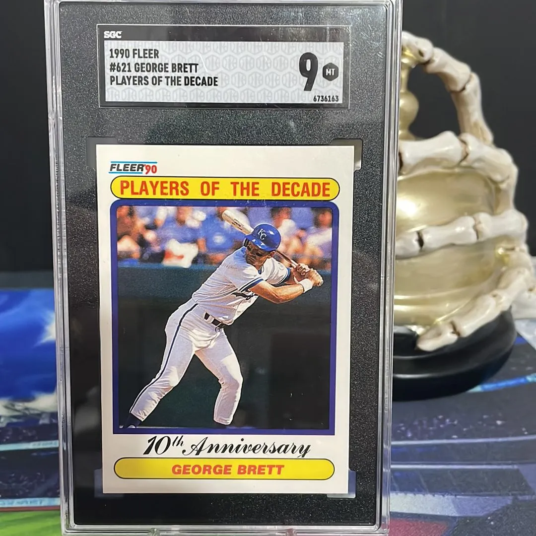 Product image for 1990 Fleer George Brett - HOF Players Of The Decade