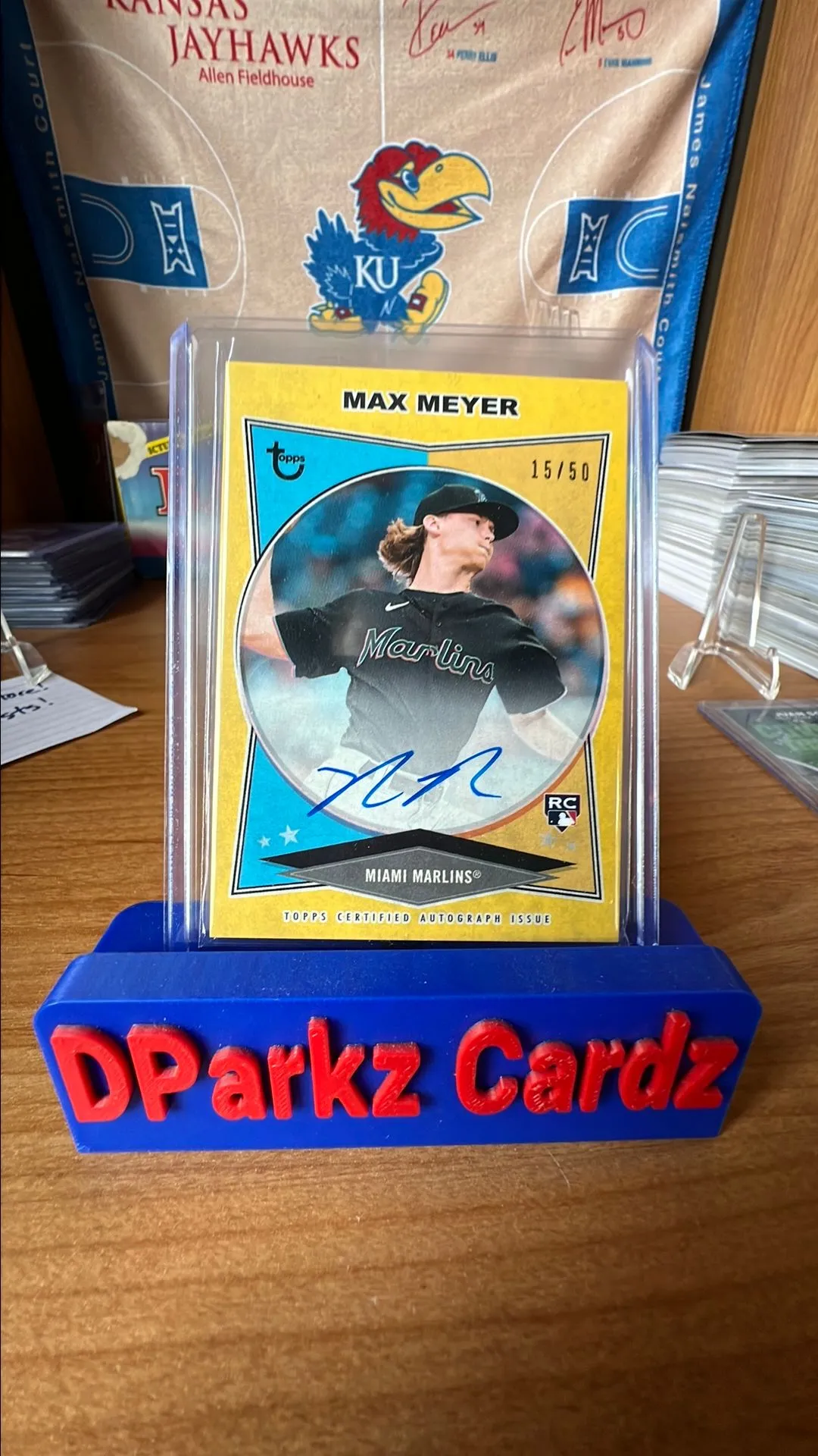 Product image for 2023 Topps Brooklyn Collection Max Meyer RC Auto #15/50!!