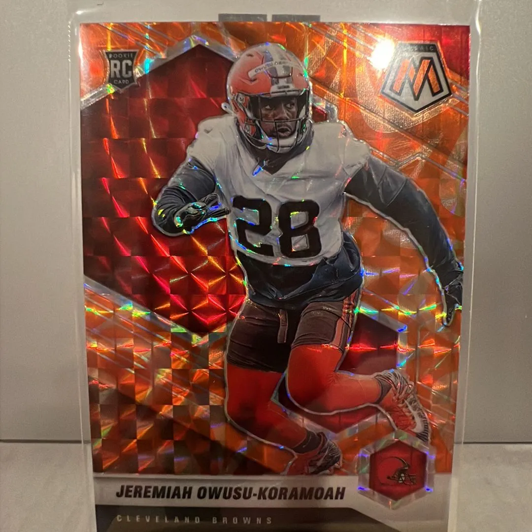Product image for Jeremiah Owusu-Koramoah - MOSAIC ORANGE REACTIVE RC - BROWNS