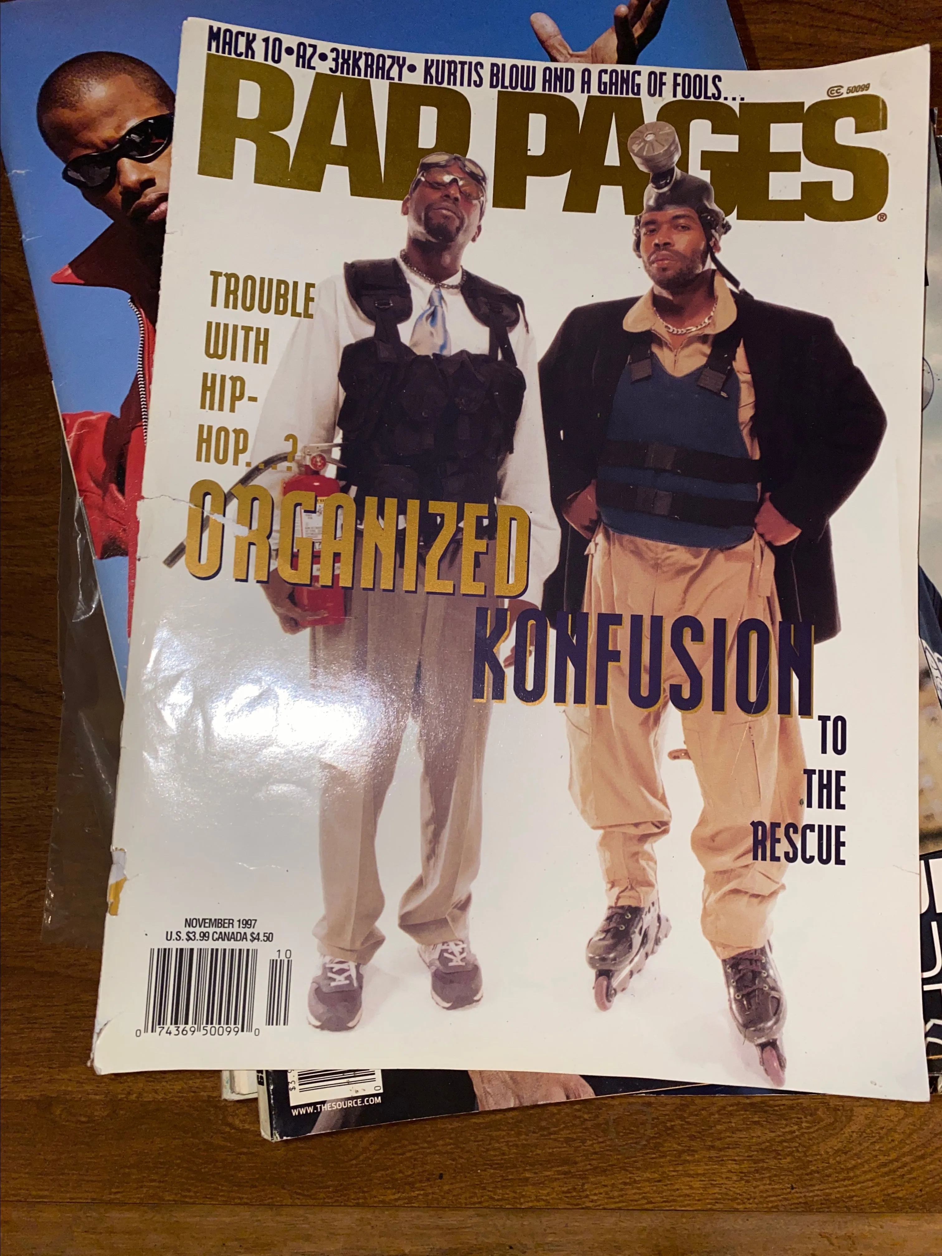 Product image for Rap pages magazine organized konfusion