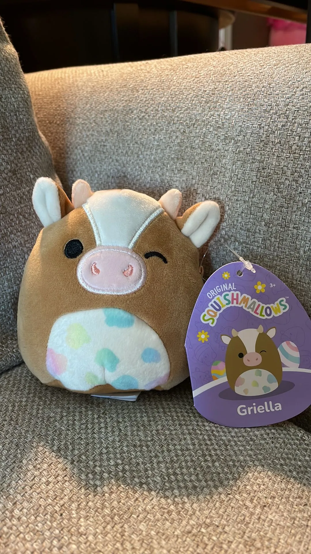 Product image for Squishmallow Griella Cow 4.5”