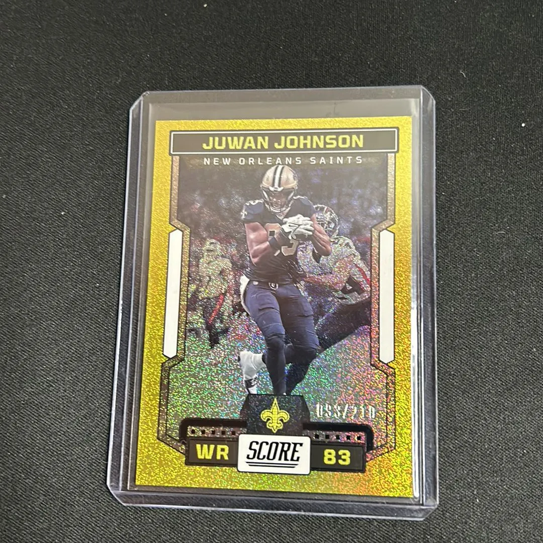 Product image for JUWAN JOHNSON #56 Dots Gold 2023 Panini Score 093/210