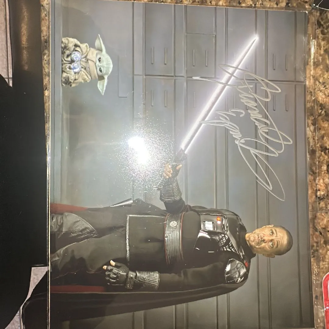 Product image for ￼Signed The Mandalorian photo