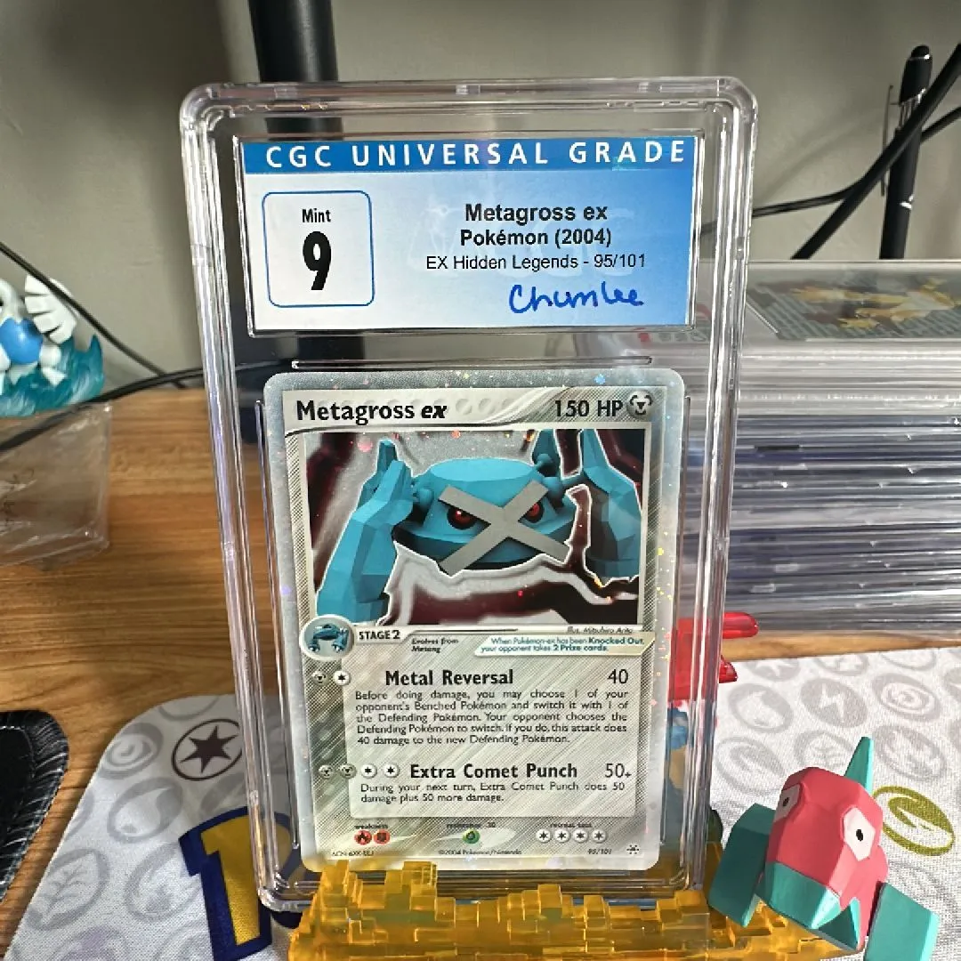 Product image for Pokémon Metagross EX HIDDEN LEGENDS (chumlee collection) CGC 9