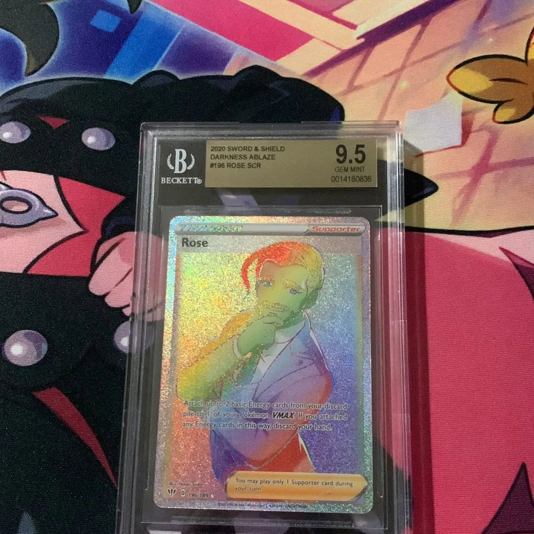 Product image for 2020 sword and shield darkness ablaze 9.5 rainbow rose