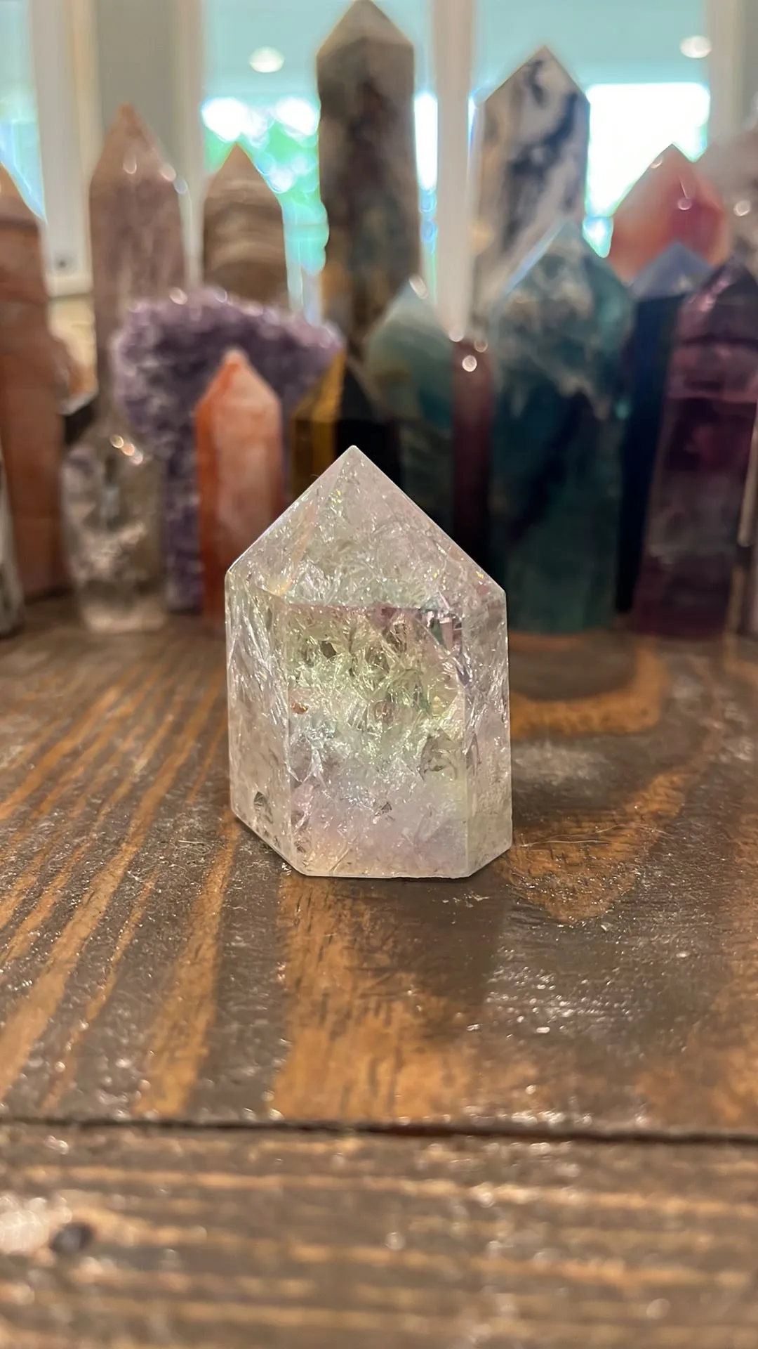 Product image for Aura Clear Quartz Fire Crackle