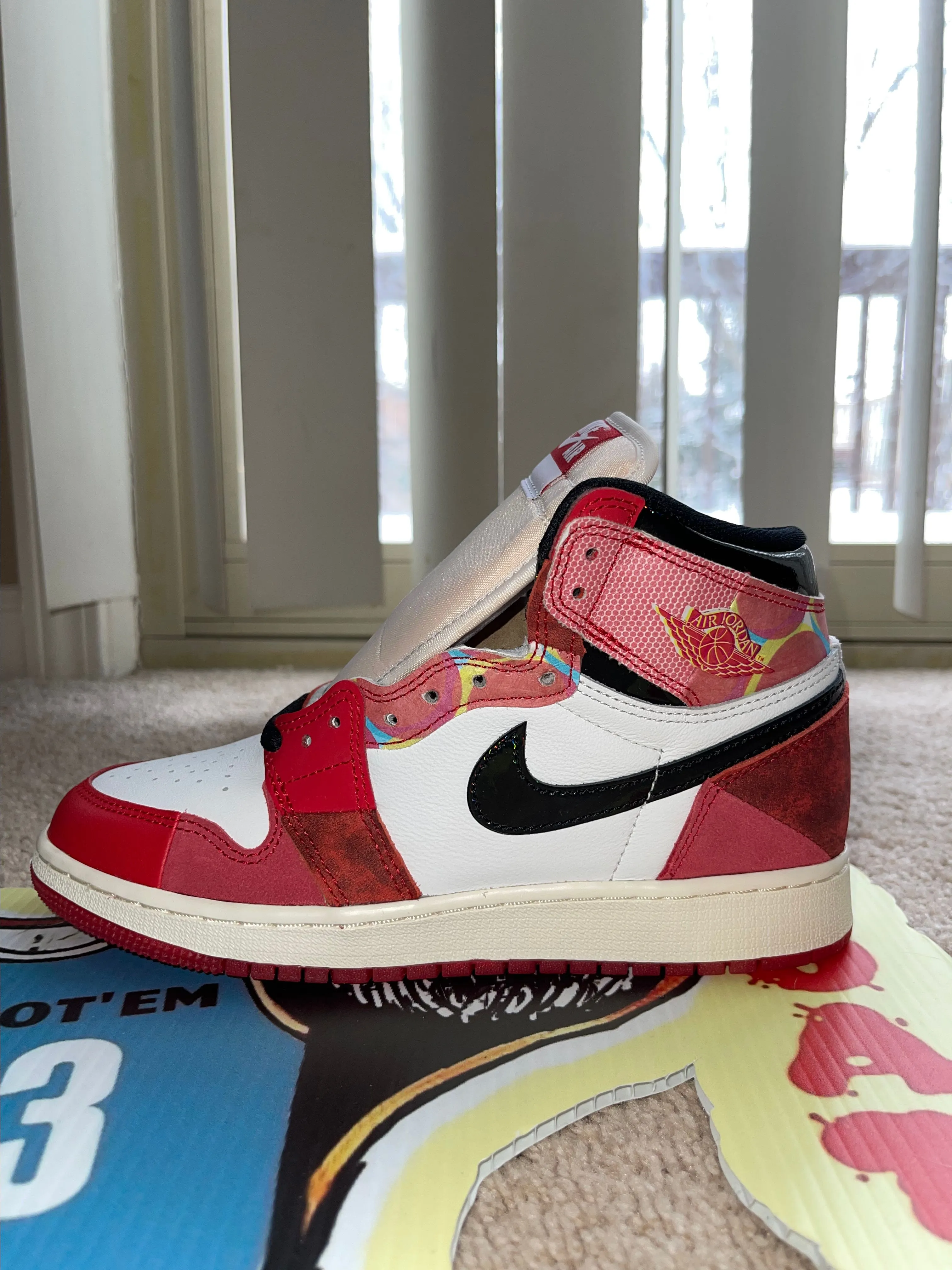 Product image for Air Jordan 1 High OG Spider-Man Across the Spider-Verse (gs)