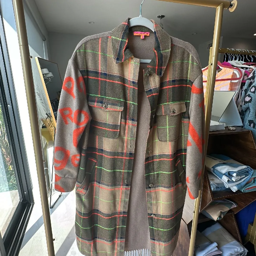 Product image for Villagallo Plaid shirt jacket