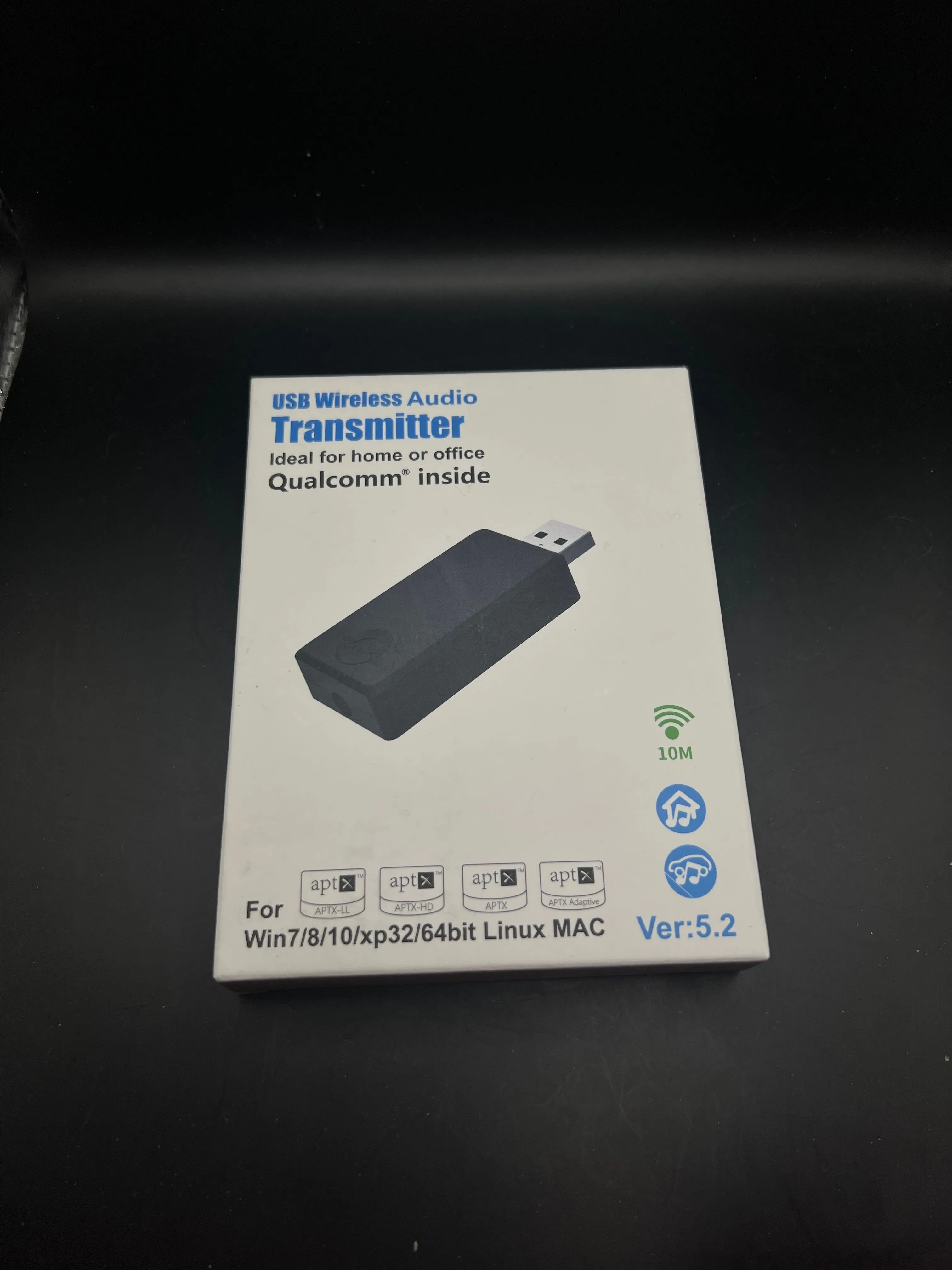 Product image for USB Wireless Audio Transmitter Version 5.2 TX9S NEW QUALCOMM