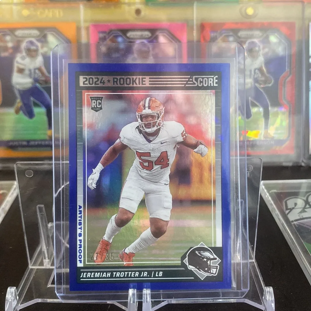 Product image for 2024 Panini Score - Jeremiah Trotter Jr - rookie /35