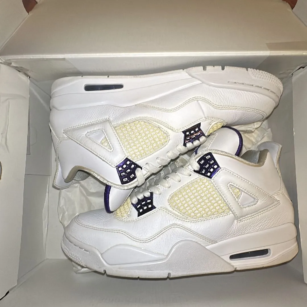 Product image for Jordan 4 purple metallic