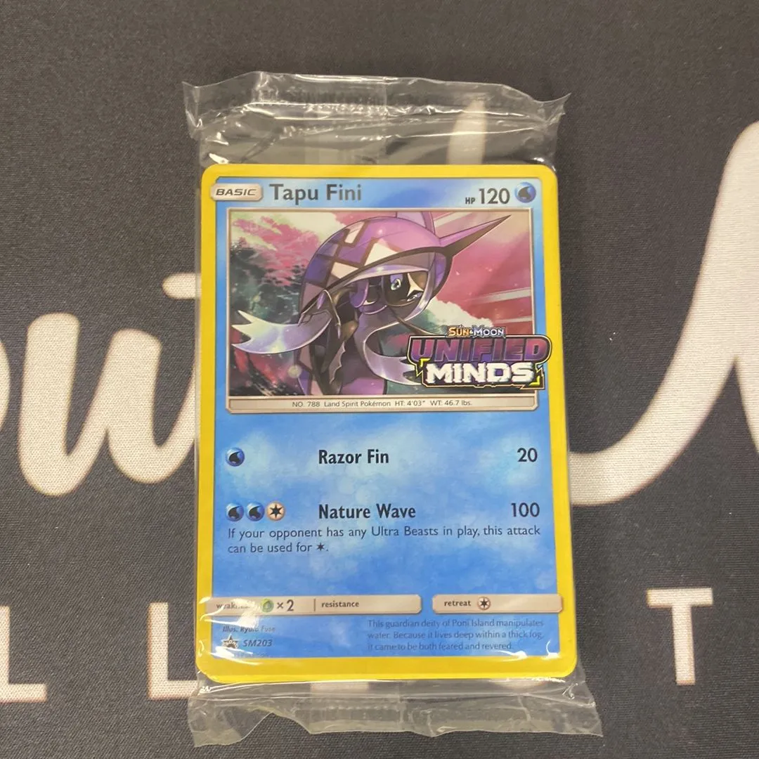 Product image for Pokémon Tapu Fini - Unified Minds - Pre-Release Promo