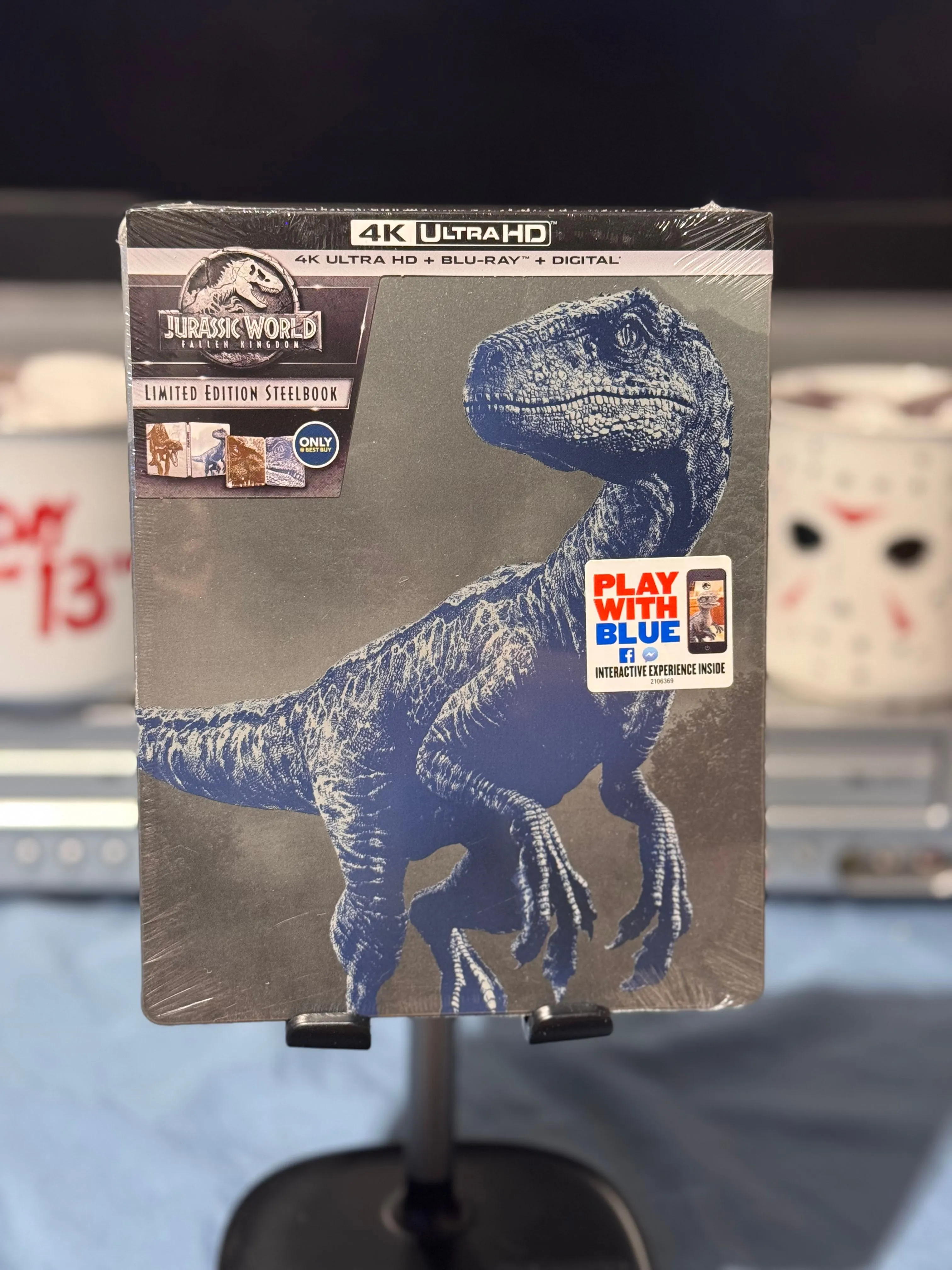 Product image for Jurassic World: Fallen Kingdom (2018) Steelbook (SEALED) - 4K